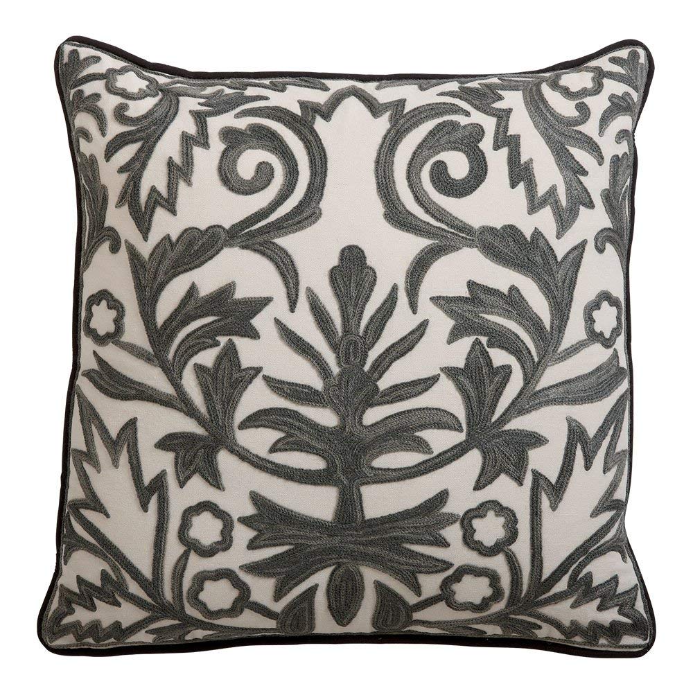Ethan Allen Crewel Throw Pillow