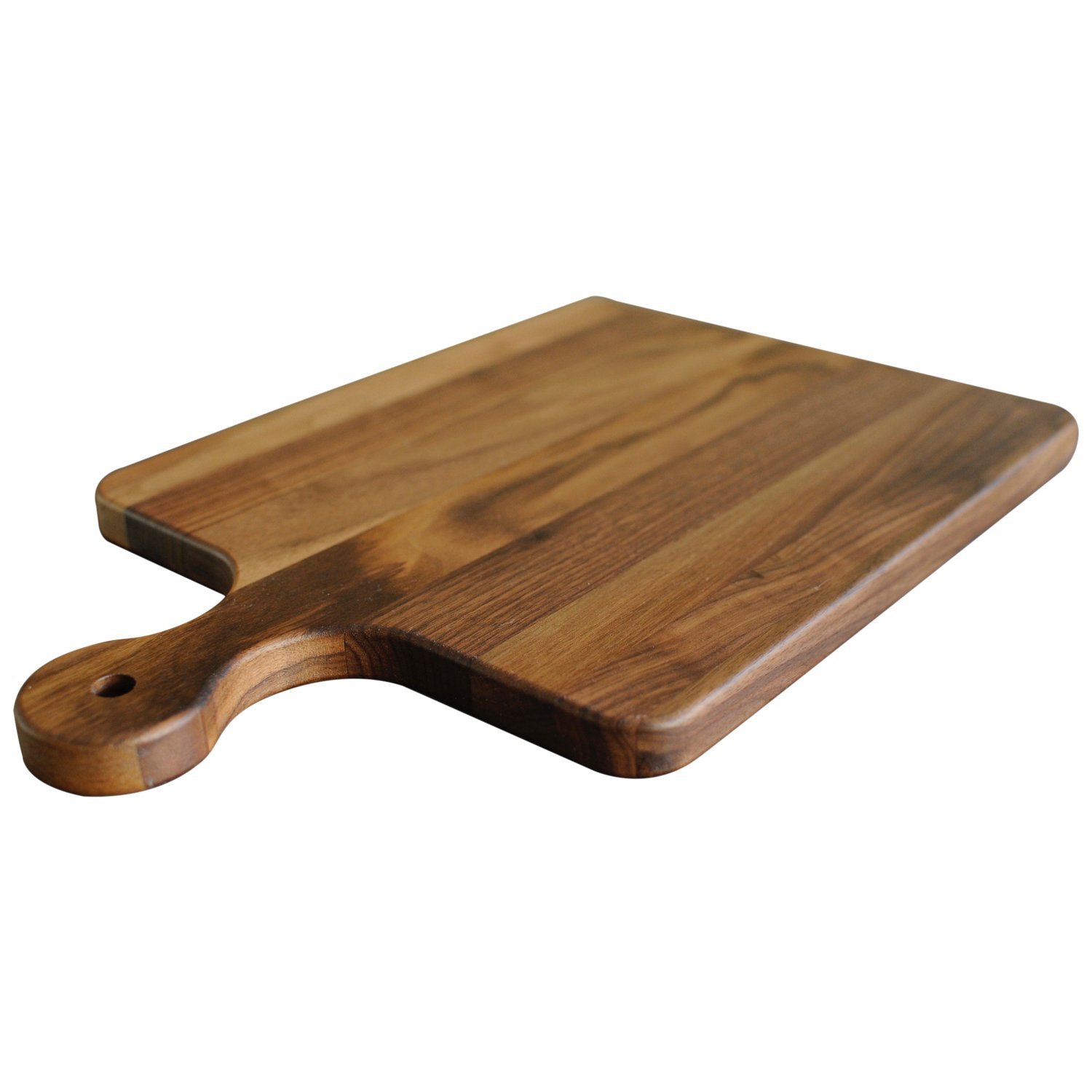 Wood paddle cutting board