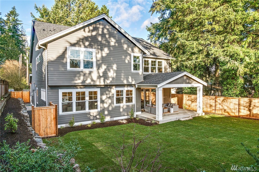 I am showing you the back of the home because I love the outdoor space.