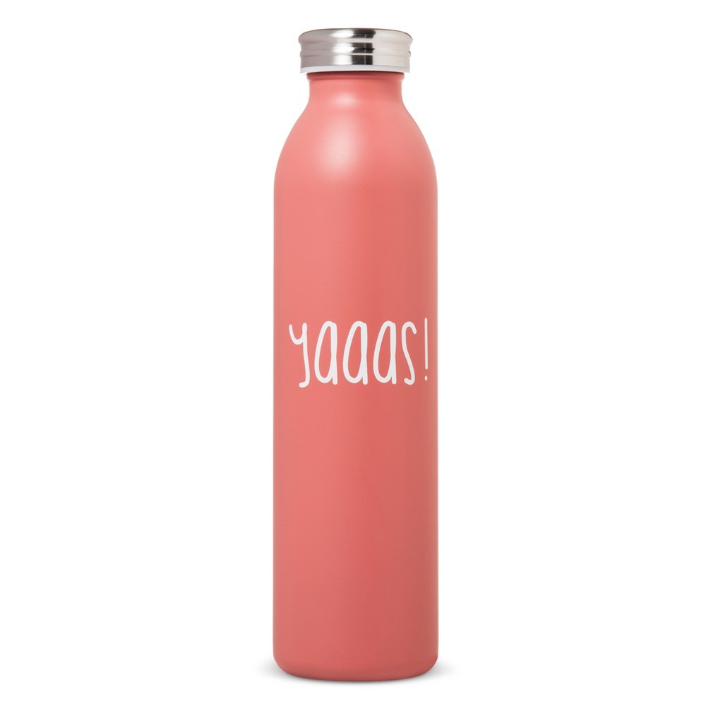 Coral water bottle