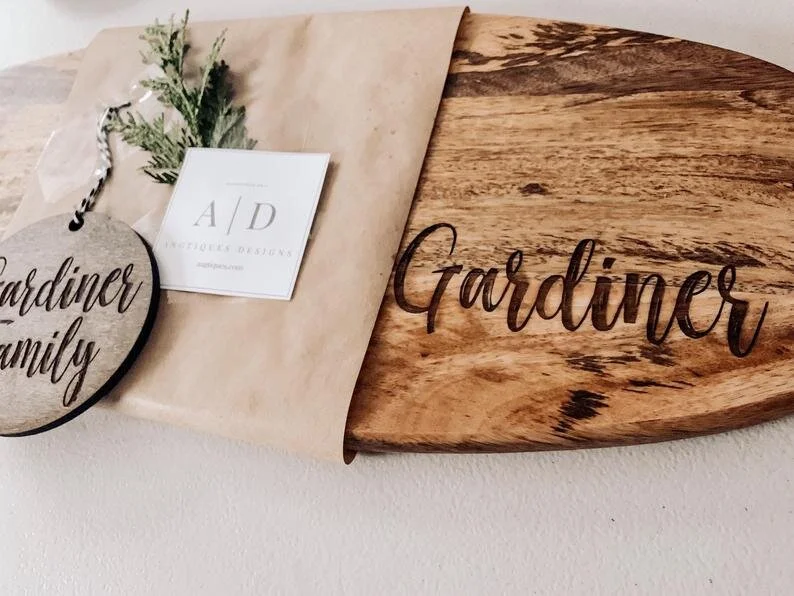 Engraved Charcuterie Board