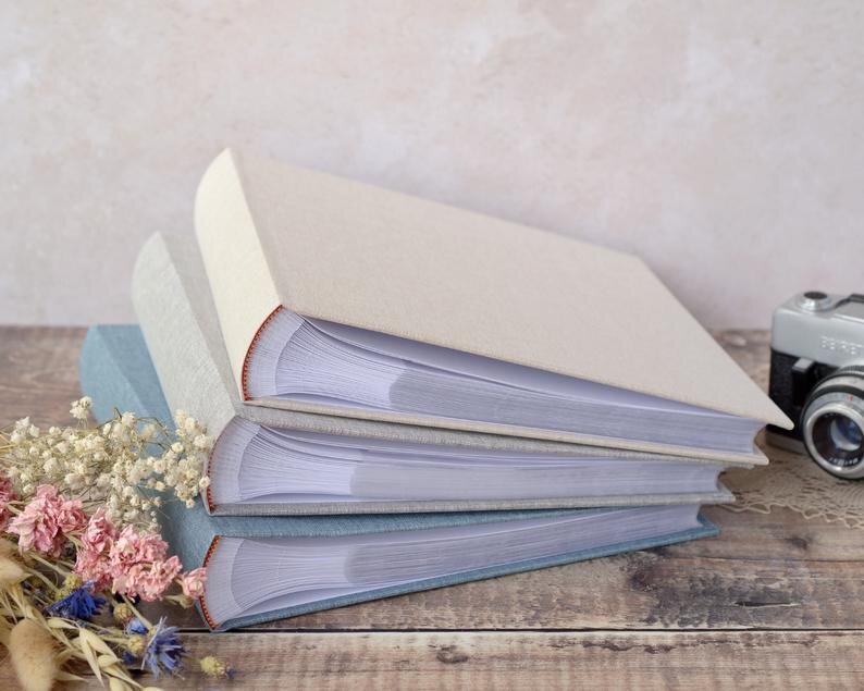 Linen Cover Photo Album