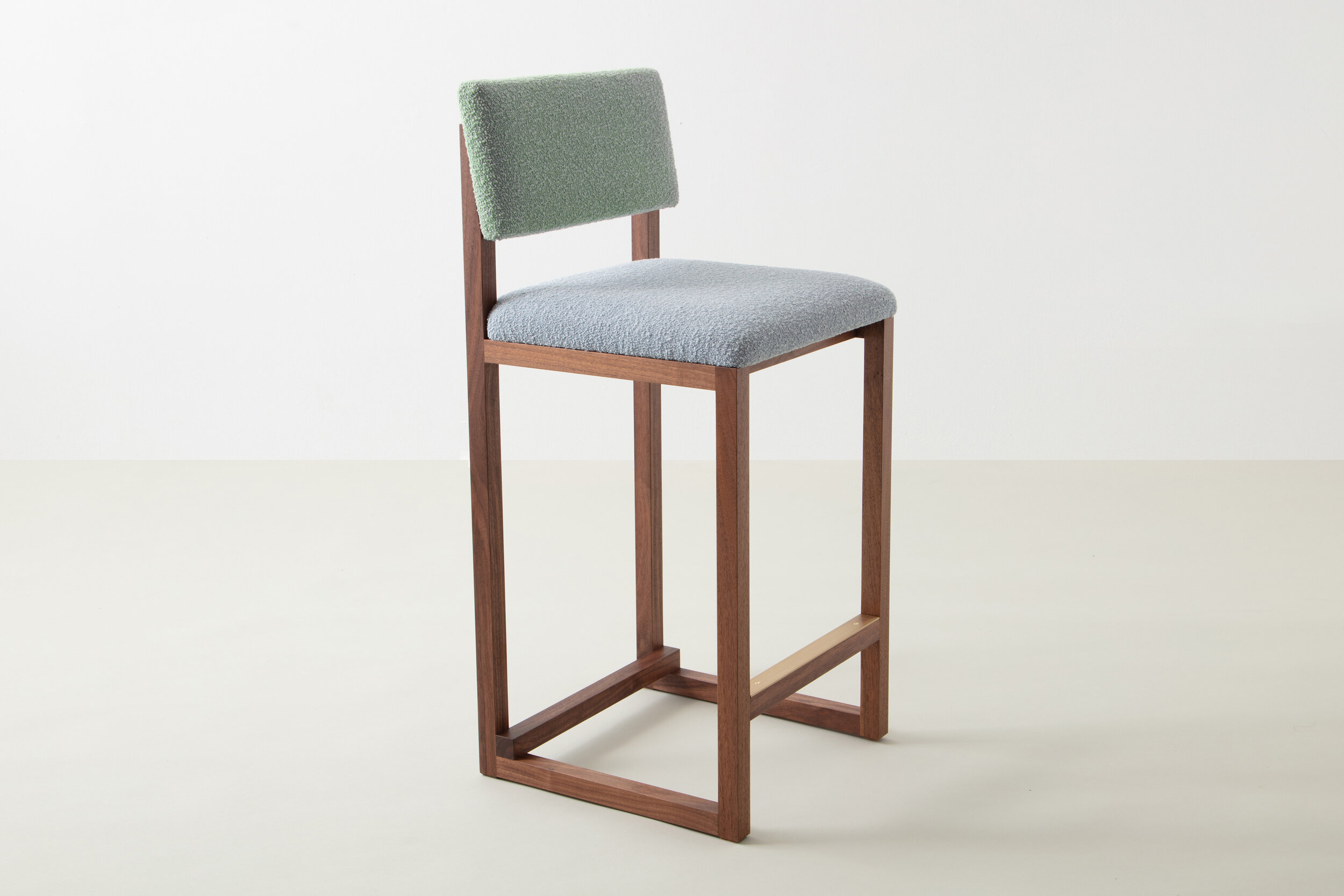 SQ Upholstered Counter Stool by David Gaynor Design