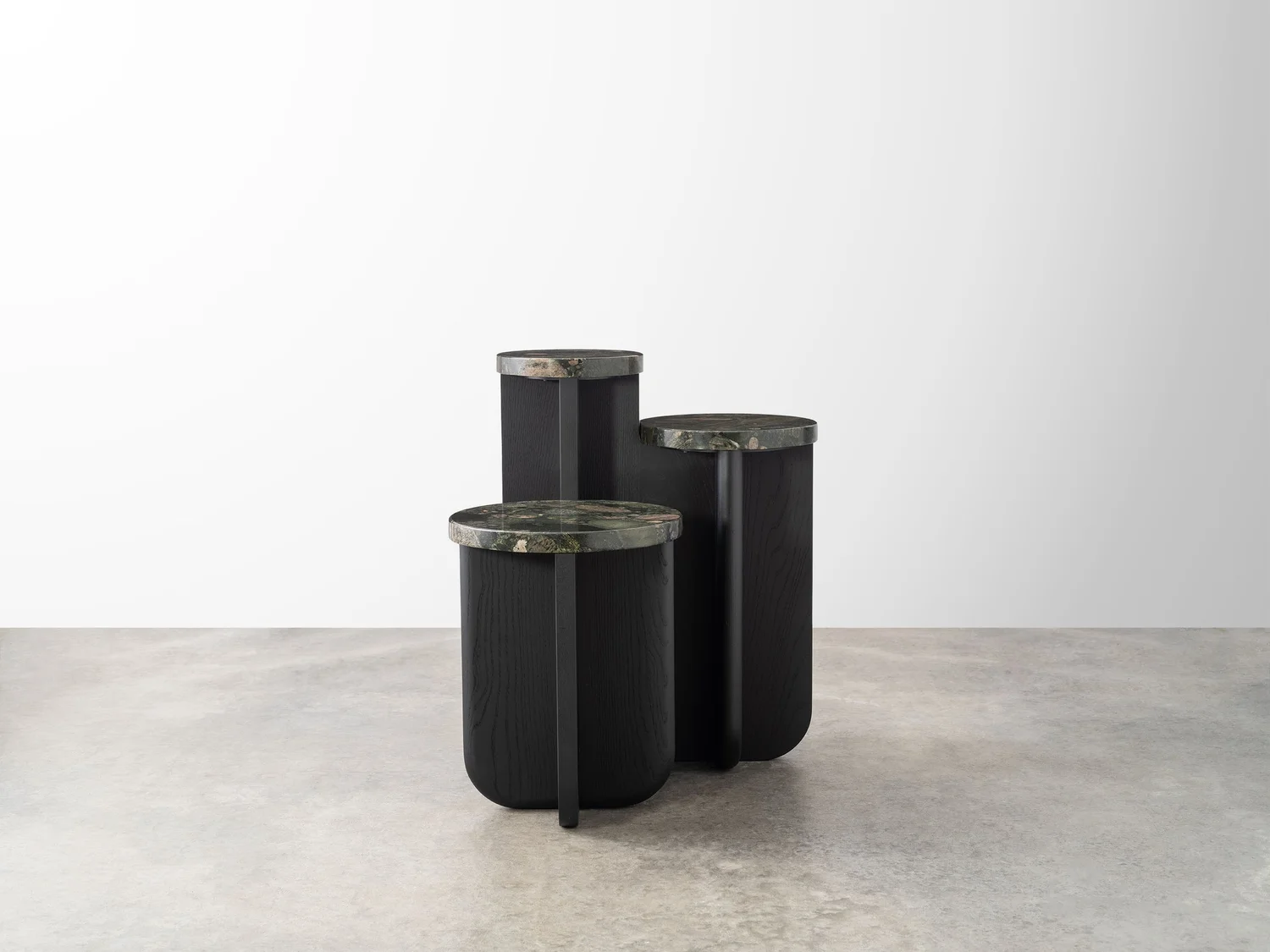 Design Gayor Cactus Side Table with Stone Top — David Gaynor Design