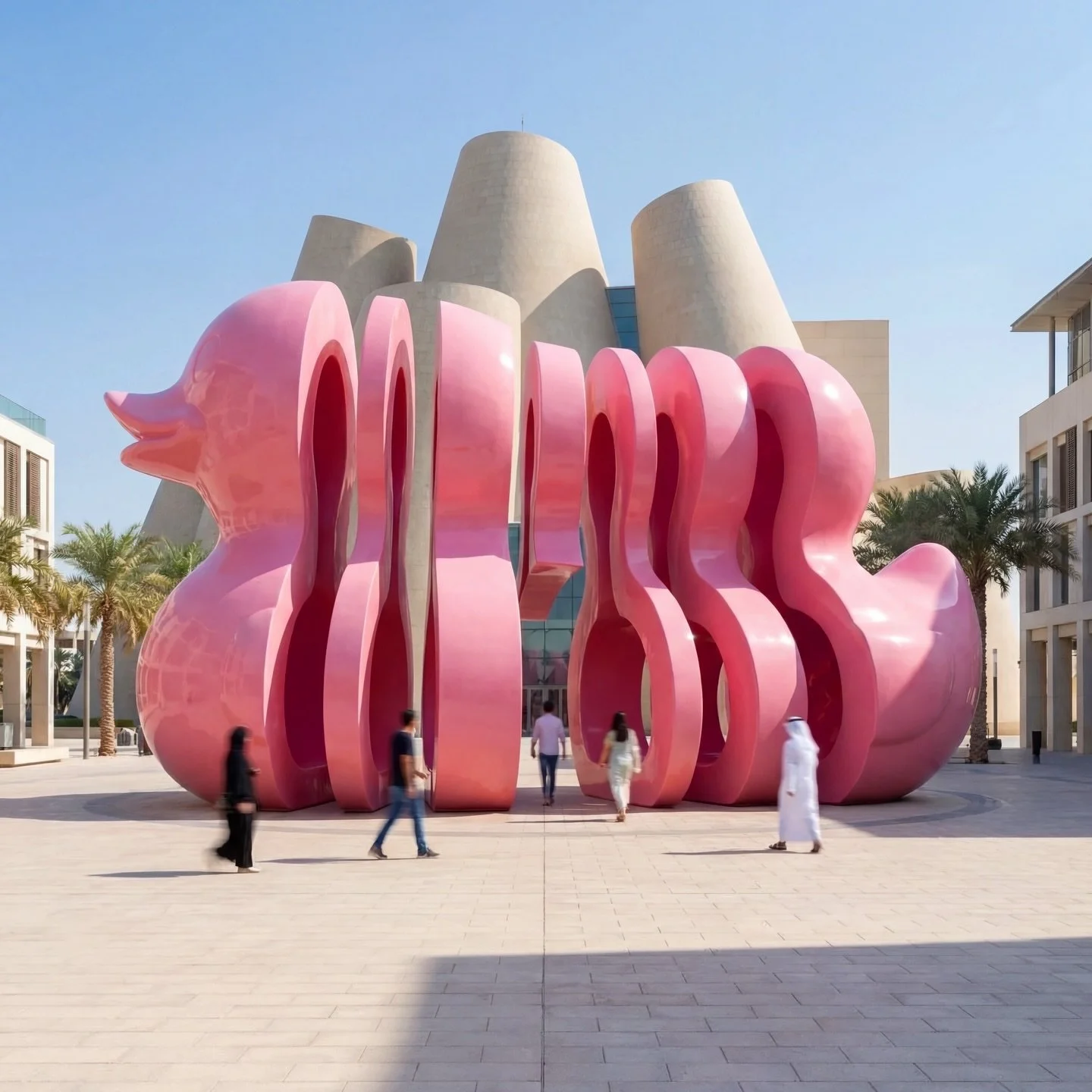 Quantum Duck

2026

In Low Orbit City, quantum physics isn&rsquo;t theoretical &mdash; it&rsquo;s municipal policy.
Quantum Duck exists in multiple positions at once: waddling, hovering, and already arriving somewhere else. Observed, it becomes a scu