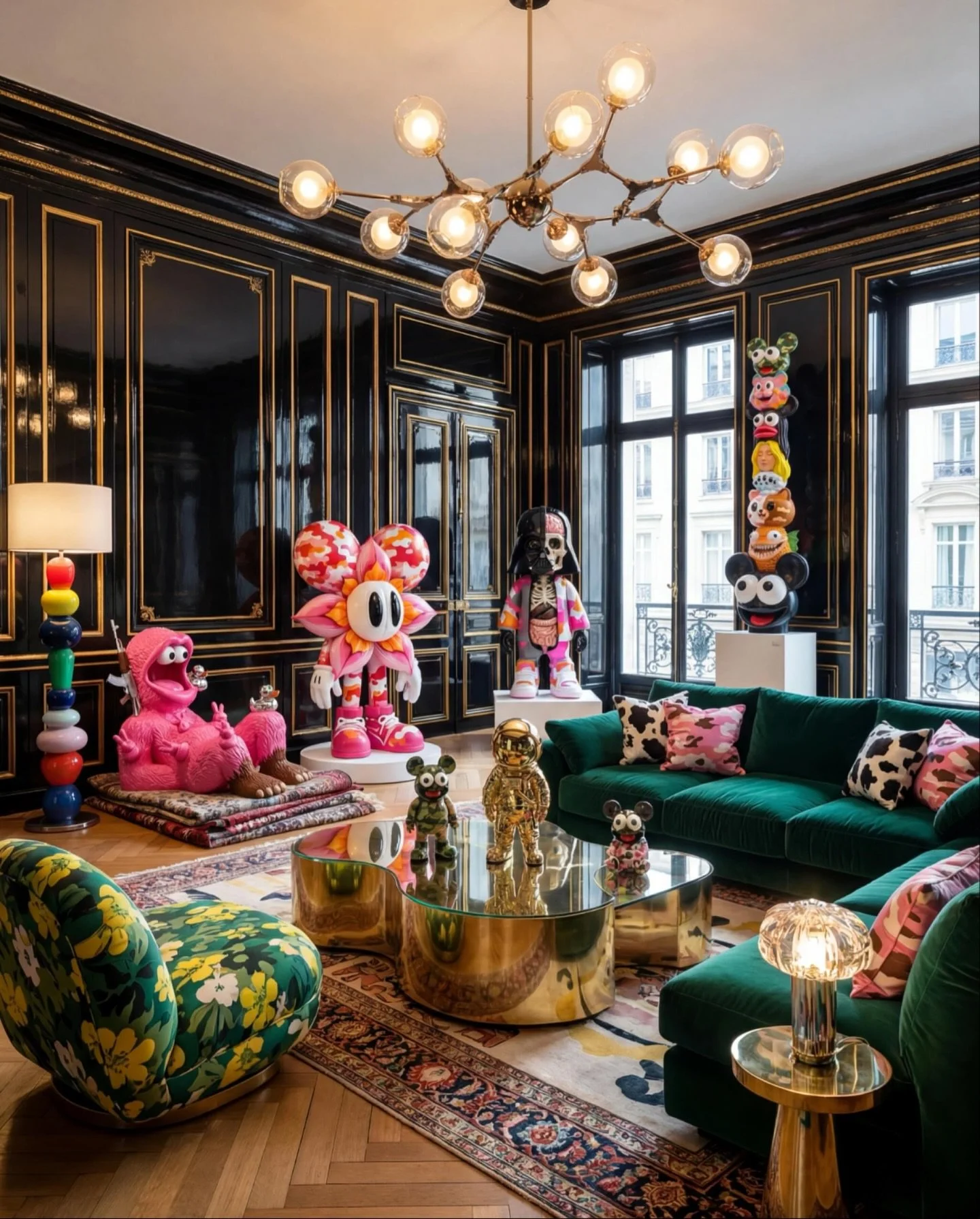 A playful collector&rsquo;s salon where character sculptures transform a classic interior into a living world of art and imagination.

#Anchorball
#CharacterArt
#ContemporarySculpture
#ArtCollectors
#InteriorArt

&copy;2026 Ken Kelleher. All rights r