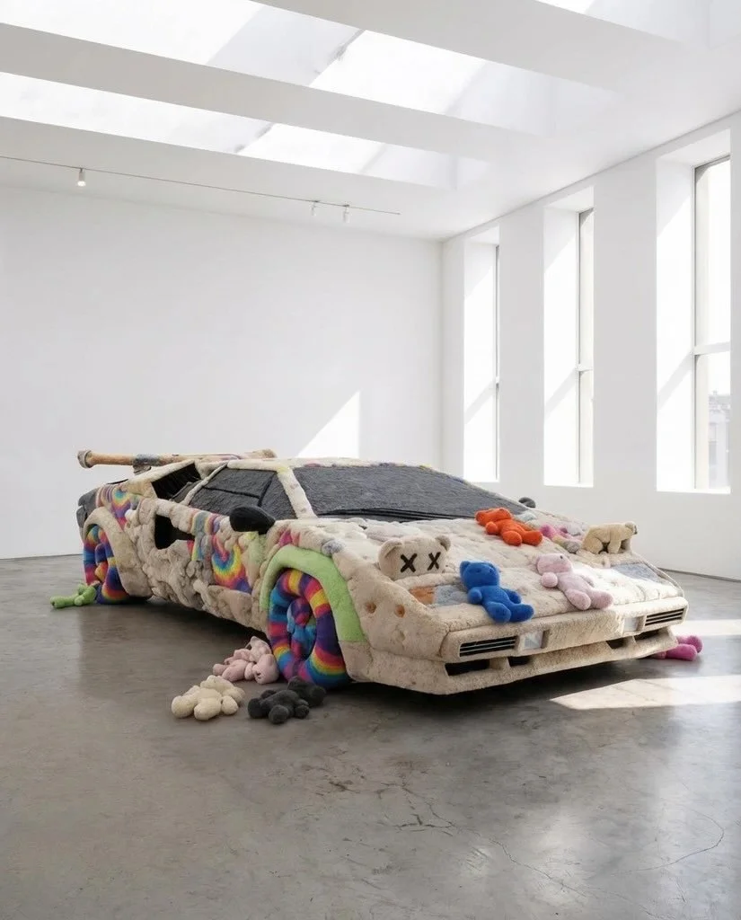 Fuzzy Rides
2025

@lamborghini

Soft surface. Hard memory.

#Anchorball #LuminalPop #ArtCar #CollectibleArt #ContemporaryArt

&copy;2026 Ken Kelleher. All rights reserved. @anchorball / @sol.kelleher