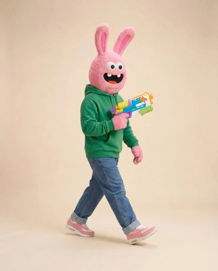 Bixbee is ready to play 

2026

#Anchorball #LuminalPop #characters #loworbitcity #kenkelleher 

&copy;2026 Ken Kelleher. All rights reserved. @anchorball / @sol.kelleher