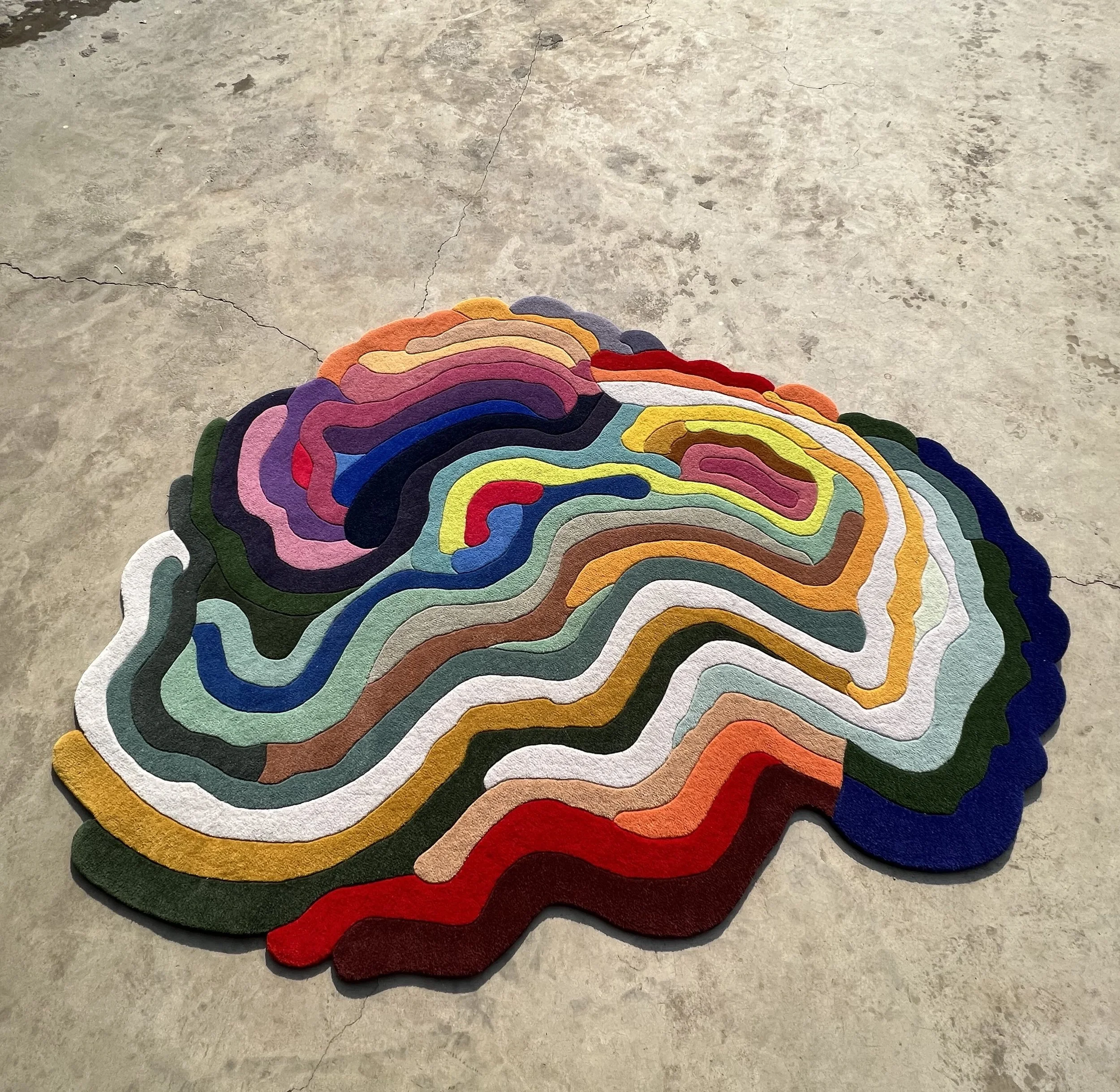 The Cloud Rainbow Carpet