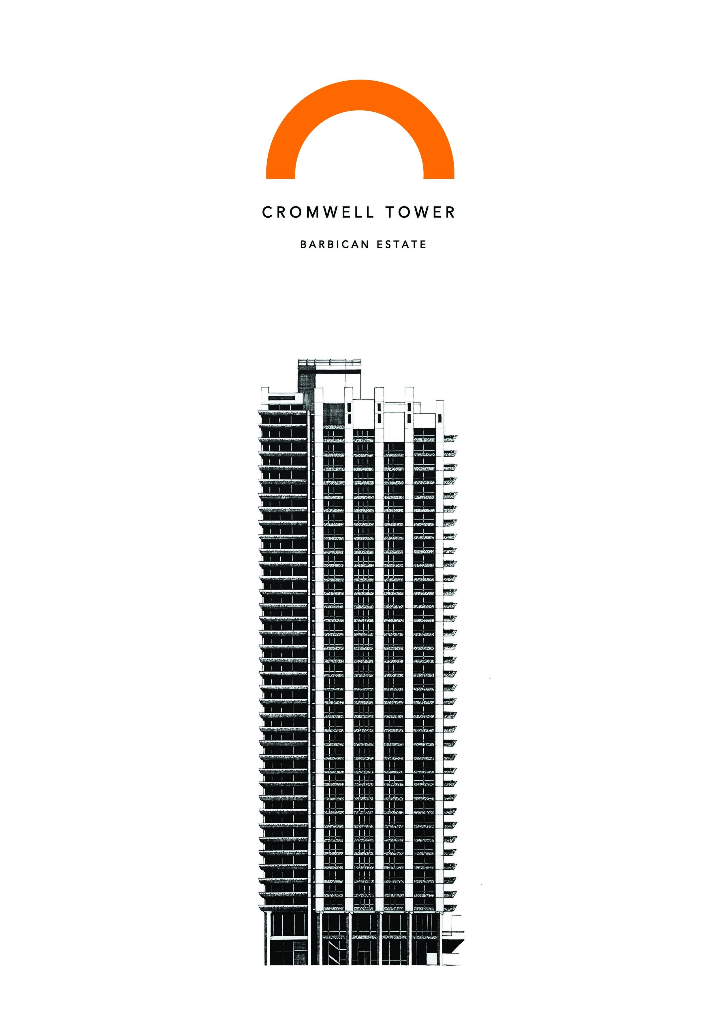 Cromwell Tower. Barbican Estate. London