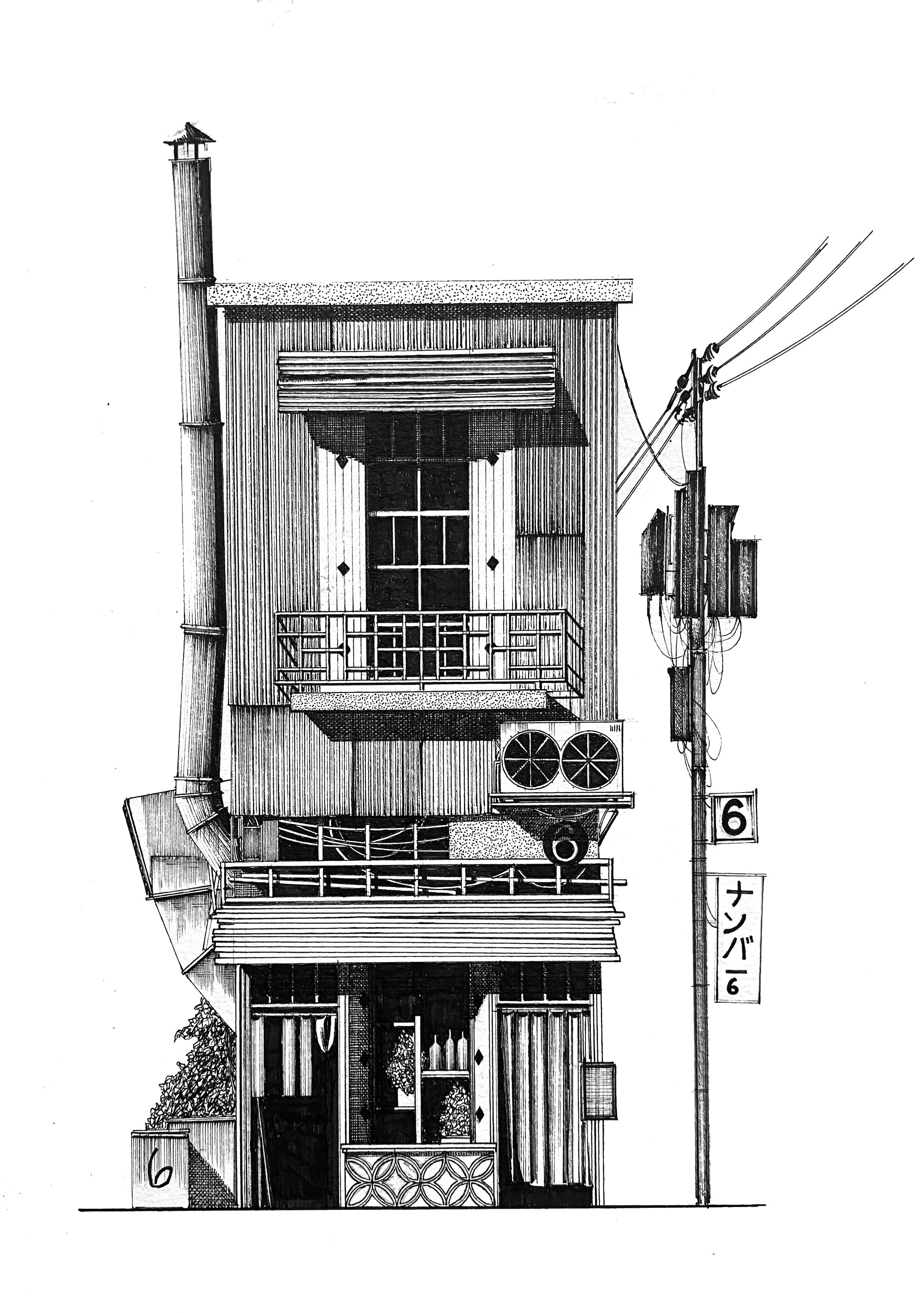 The Tokyo House No 6.