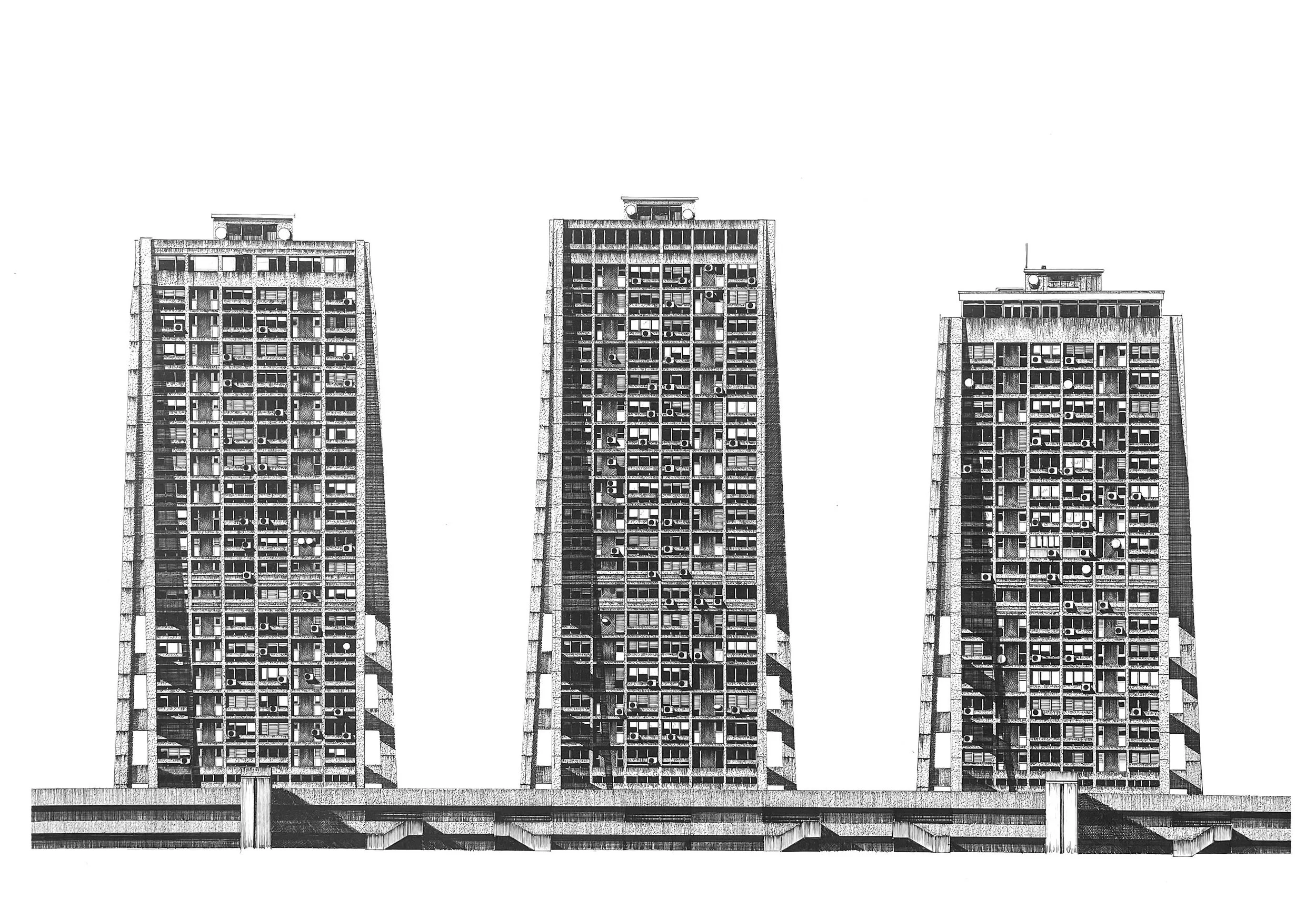 Richter's Skyscrapers. Zagreb