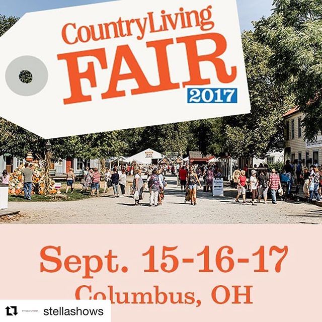 Thrilled and honored beyond words to be a presenter on the Main Stage at the Country Living Fair in Columbus, Ohio! If you're in the area, I'll be presenting at 3:00 on Saturday, followed by a book signing in the Town Hall at 4:00. I will be in @jens
