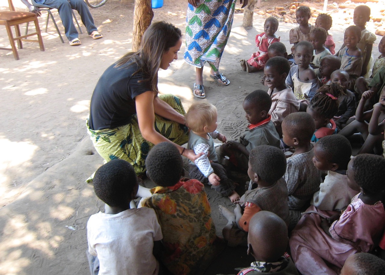 Taking our eldest on his first backpacking trip to Malawi at 7 months to visit a very special project, Hope Missions , that we have been supporting since 2005