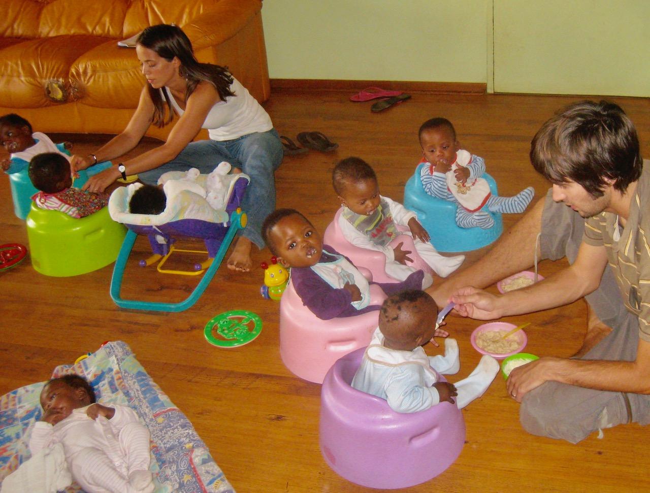 Volunteering for three months in a home for abandoned babies in Johannesburg ( www.tlc.org.za ) – run by an incredibly inspiring woman – Thea Jarvis.