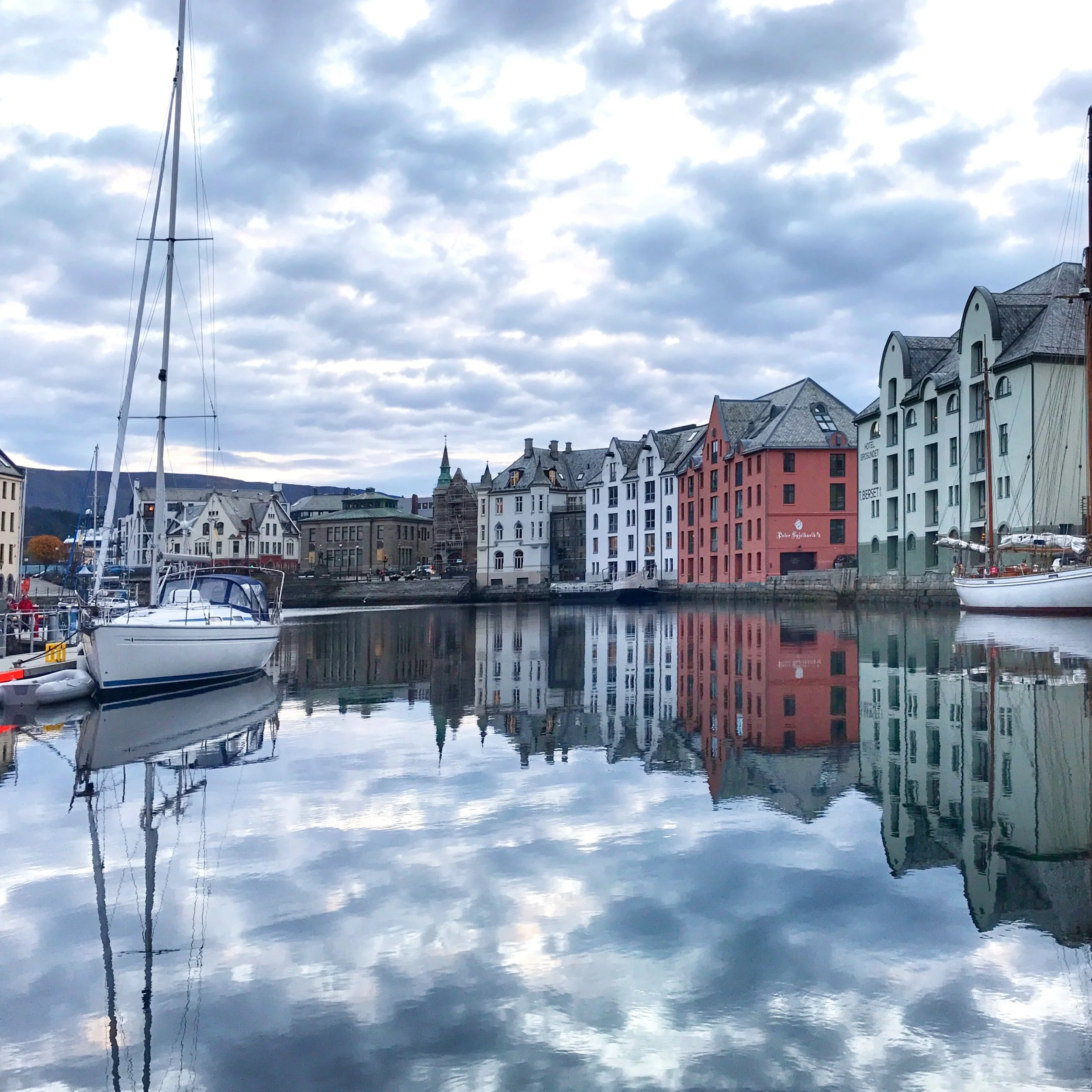 The beautiful town of Ålesund