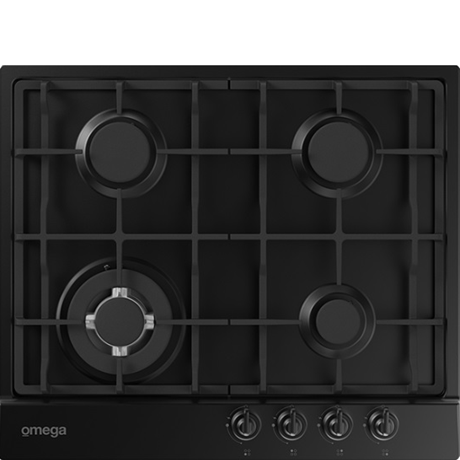 Omega 30cm Gas Cooktop — Stainless Steel — Residentia Group
