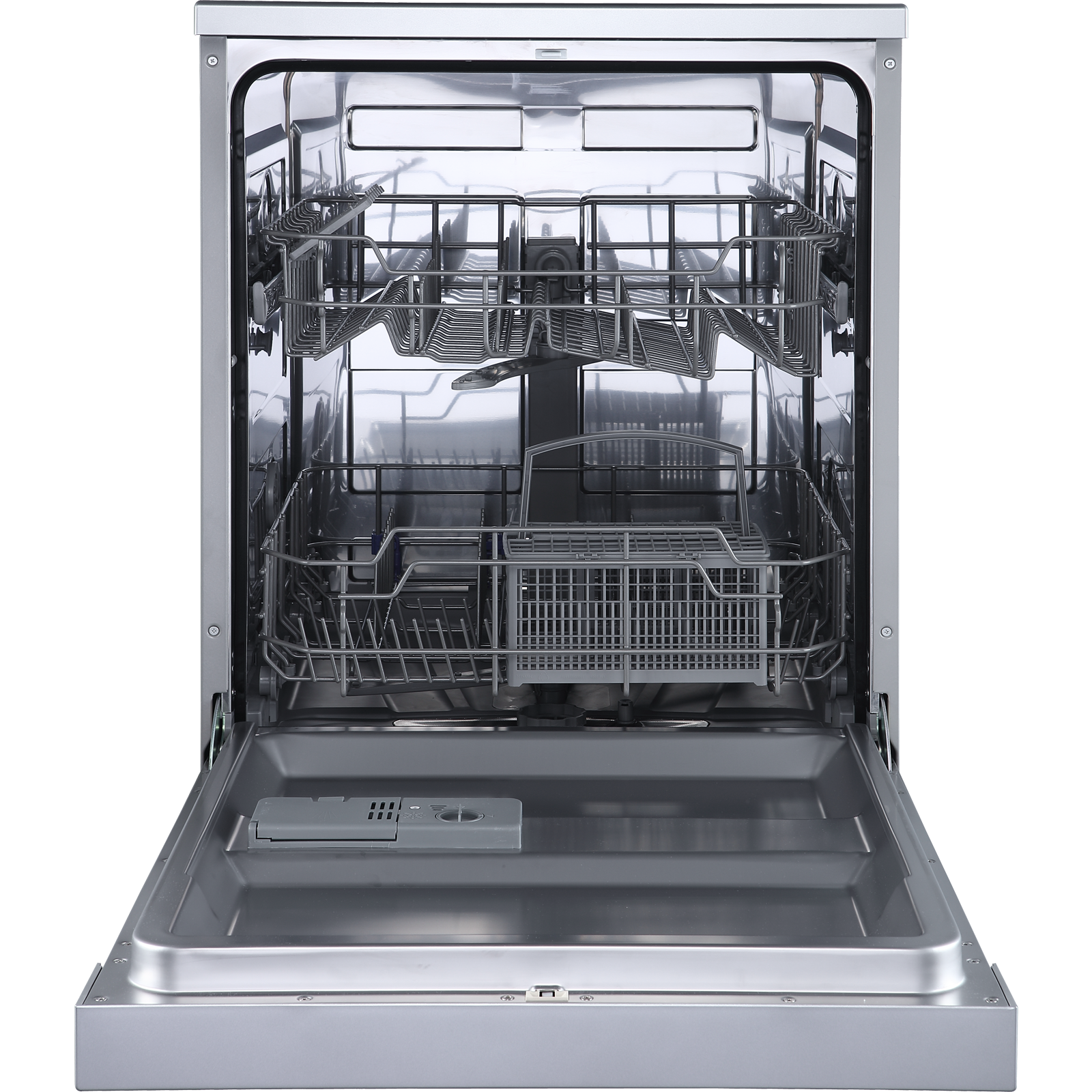 Omega 60cm Freestanding Dishwasher — Stainless Steel — Residentia