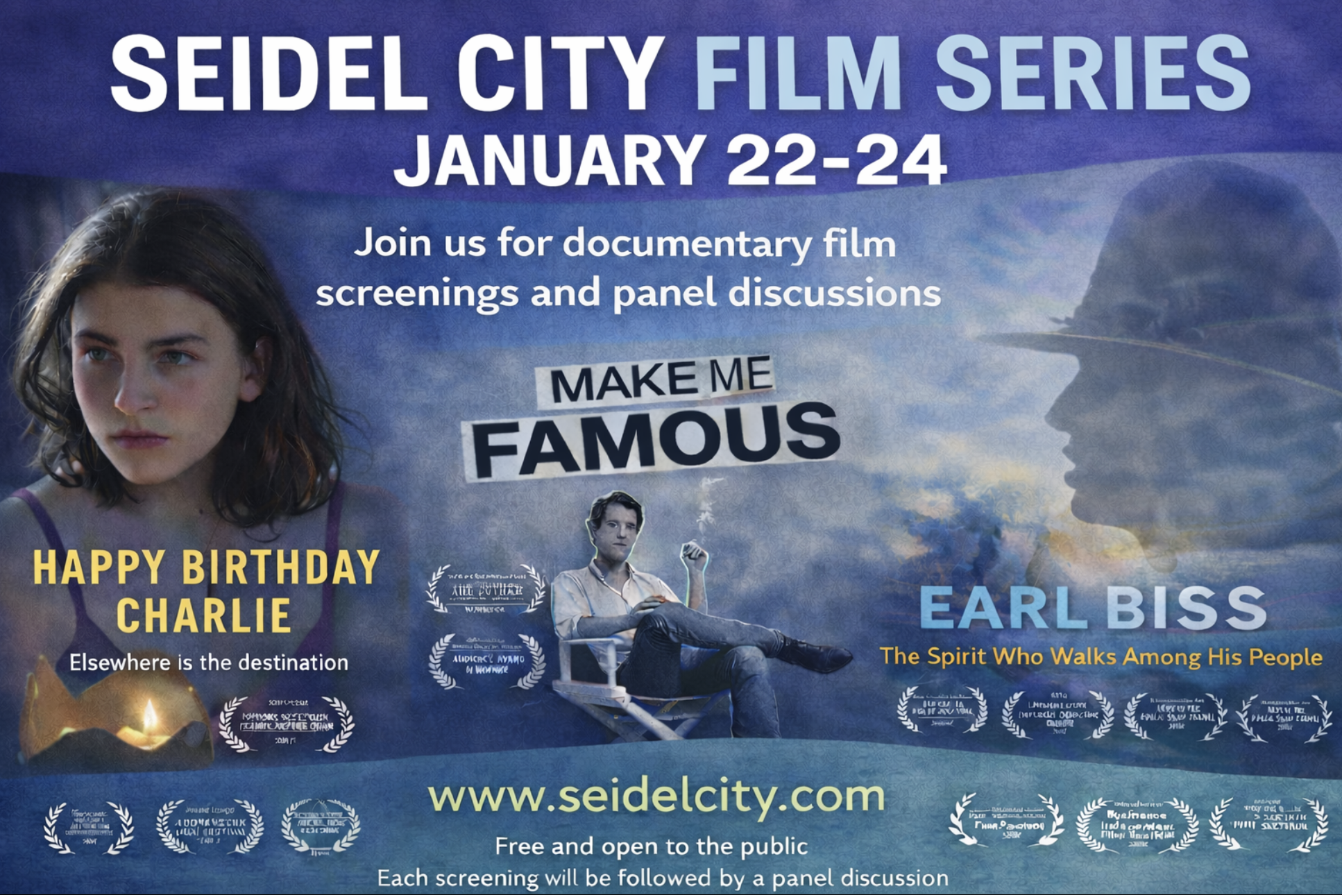 Seidel City Film Series | January 22-24, 2026