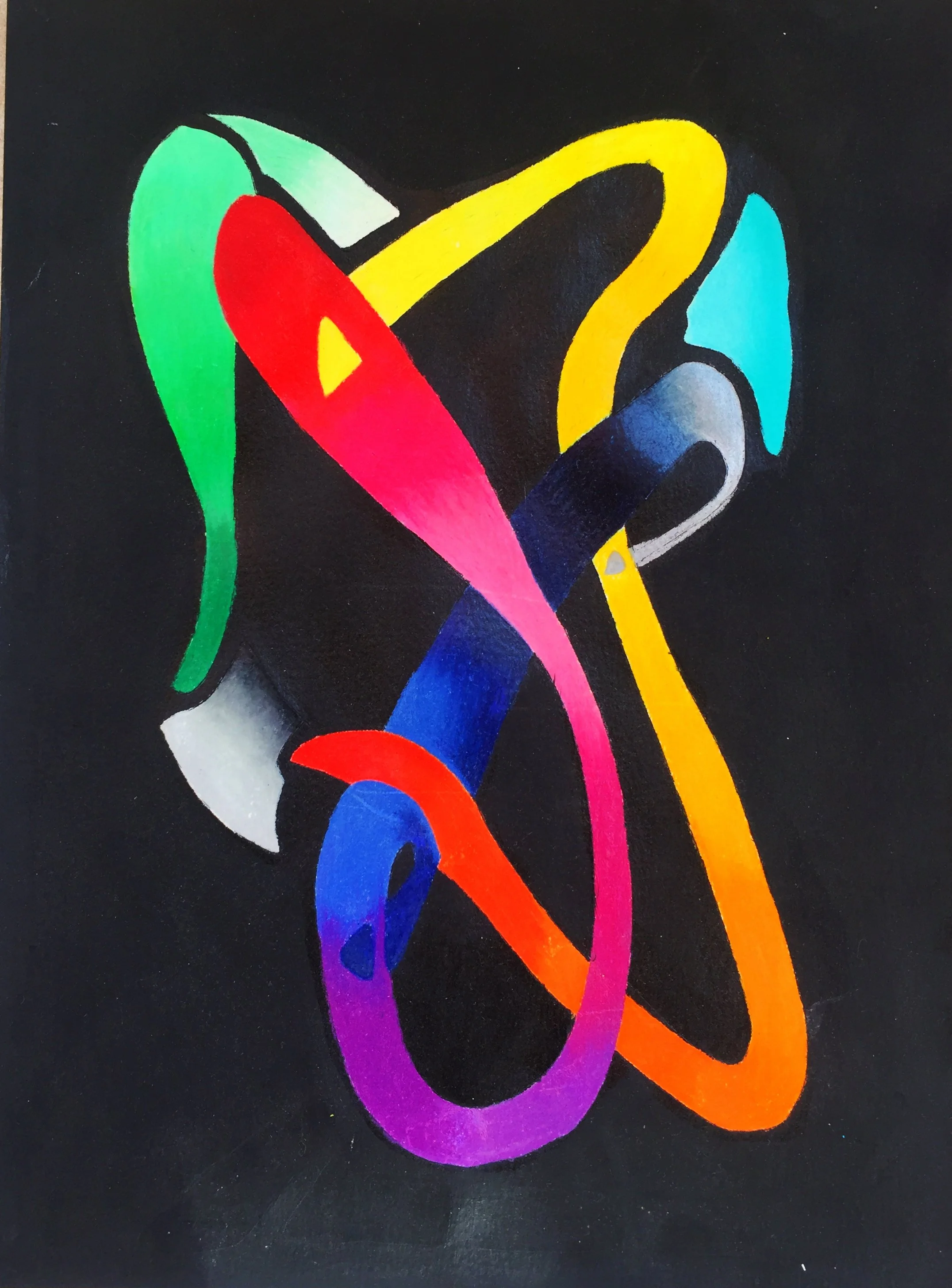 Untitled Abstract (1988) from the series “The Scarves Of Isadora Duncan” Paint & Pencil on Paper(1).jpg