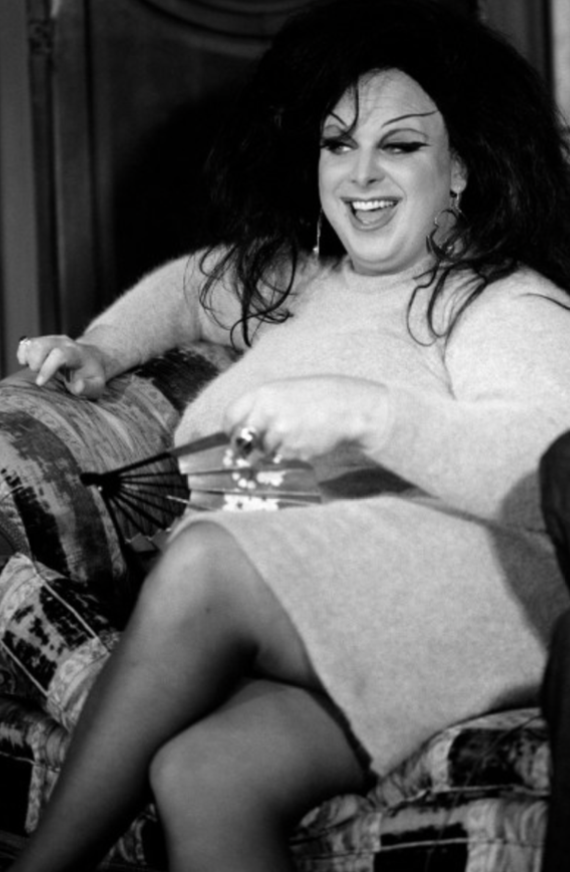 DIVINE, (at the Factory), 1976 by Christopher Makos