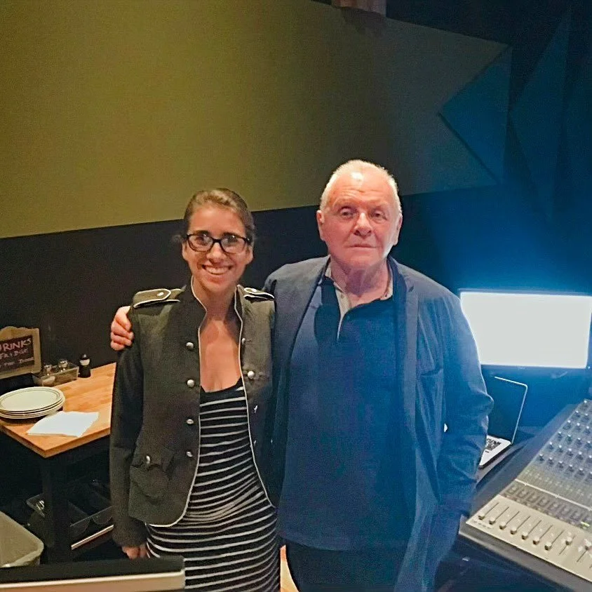 #tbt to when @anthonyhopkins came onto our dub stage, sat and had tea for a couple of hours, and then asked me if I wanted a photo with him on the way out. Class act. #westworldseason1 #westworld #anthonyhopkins