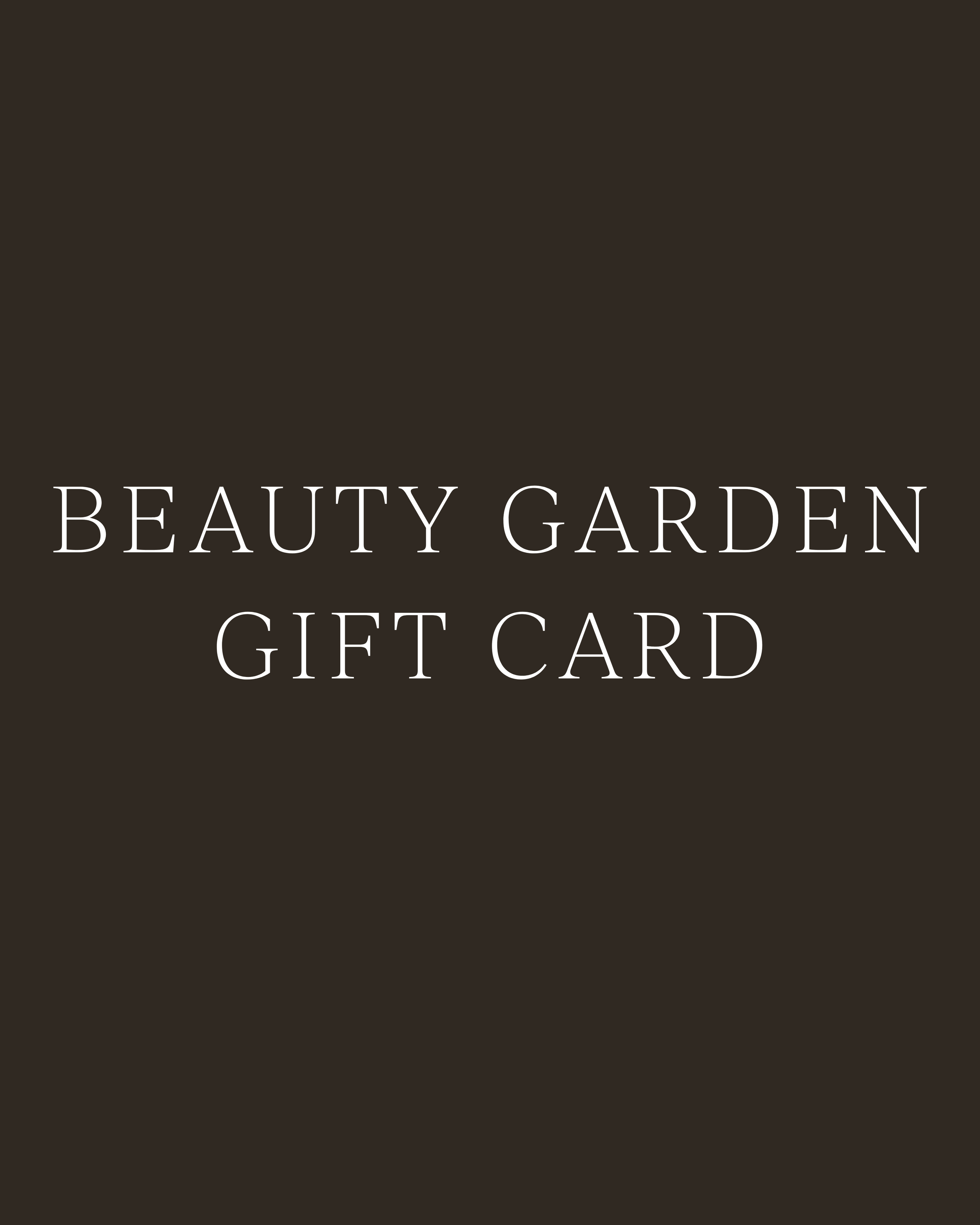 Beauty Garden Gift Card