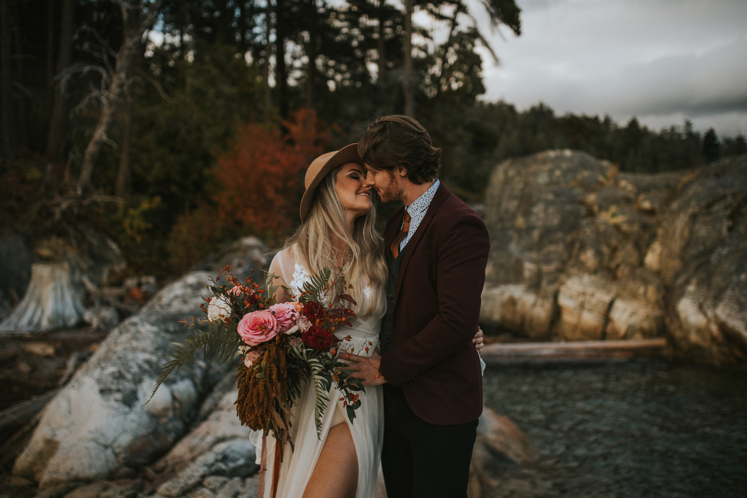 Vancouver Wedding Photographer - Adventure Engagement at Lighthouse Park