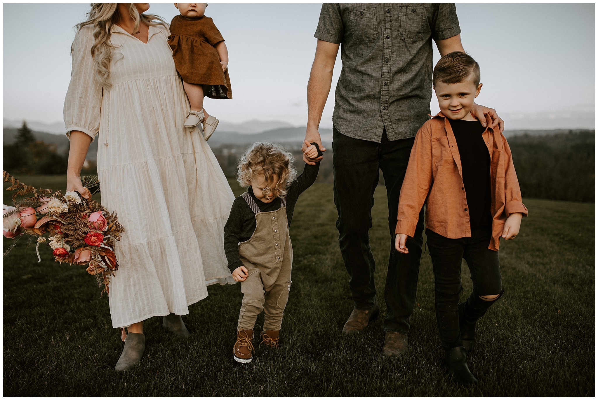 Bohemian family photos in Fort Langley