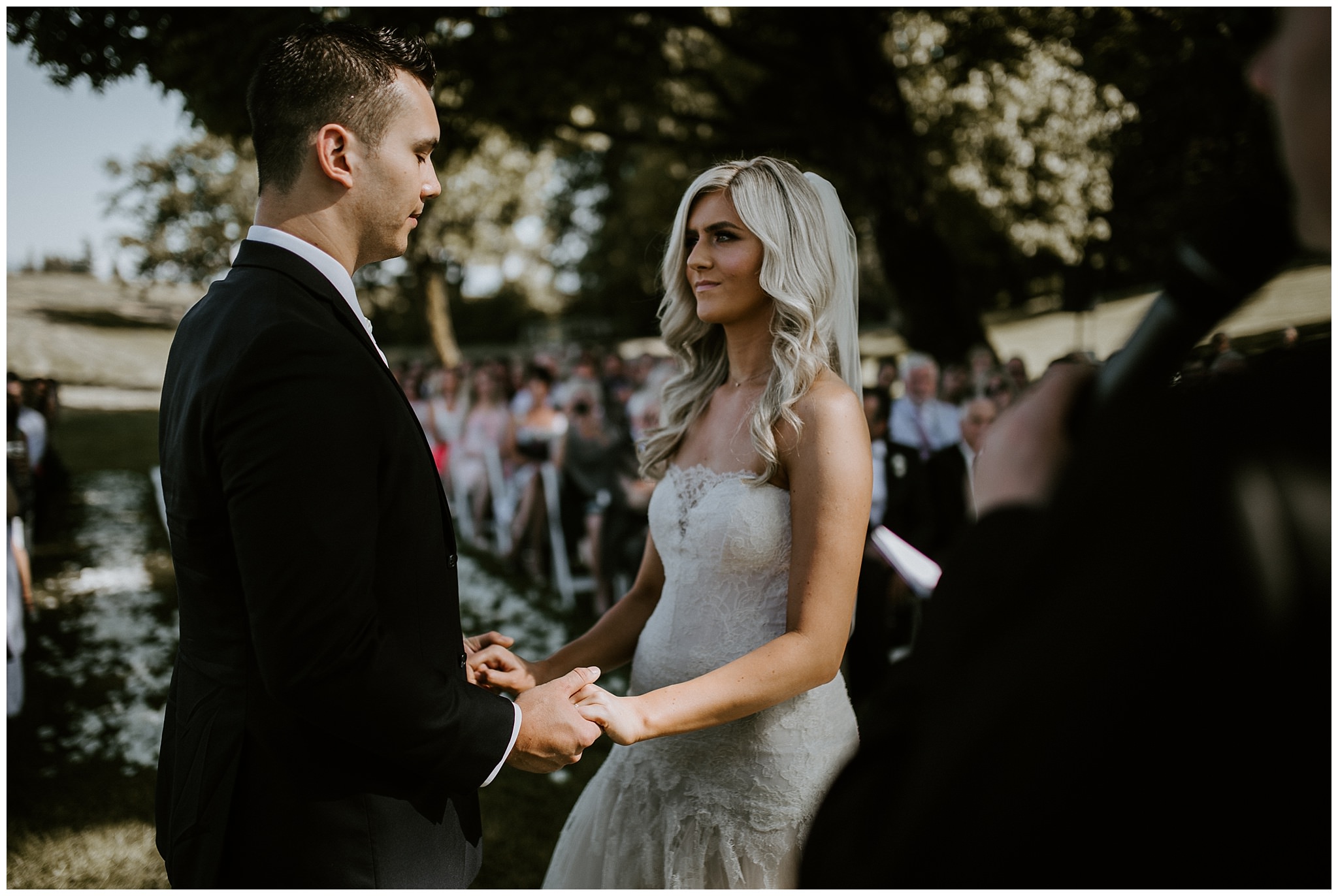 Wedding Ceremony at Mount Lehman Winery