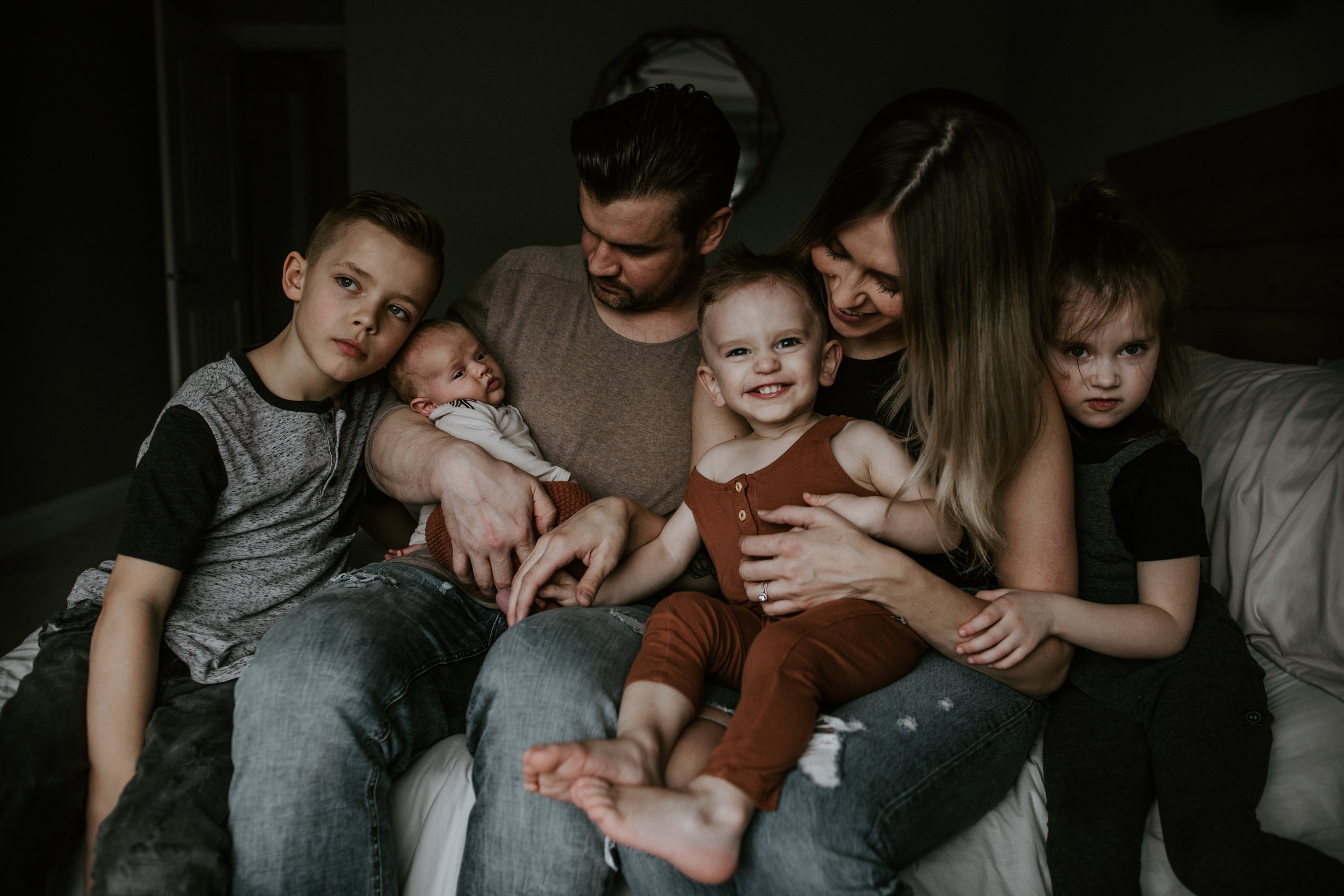 Langley In Home Family Session - Erin &amp; Baby Vann