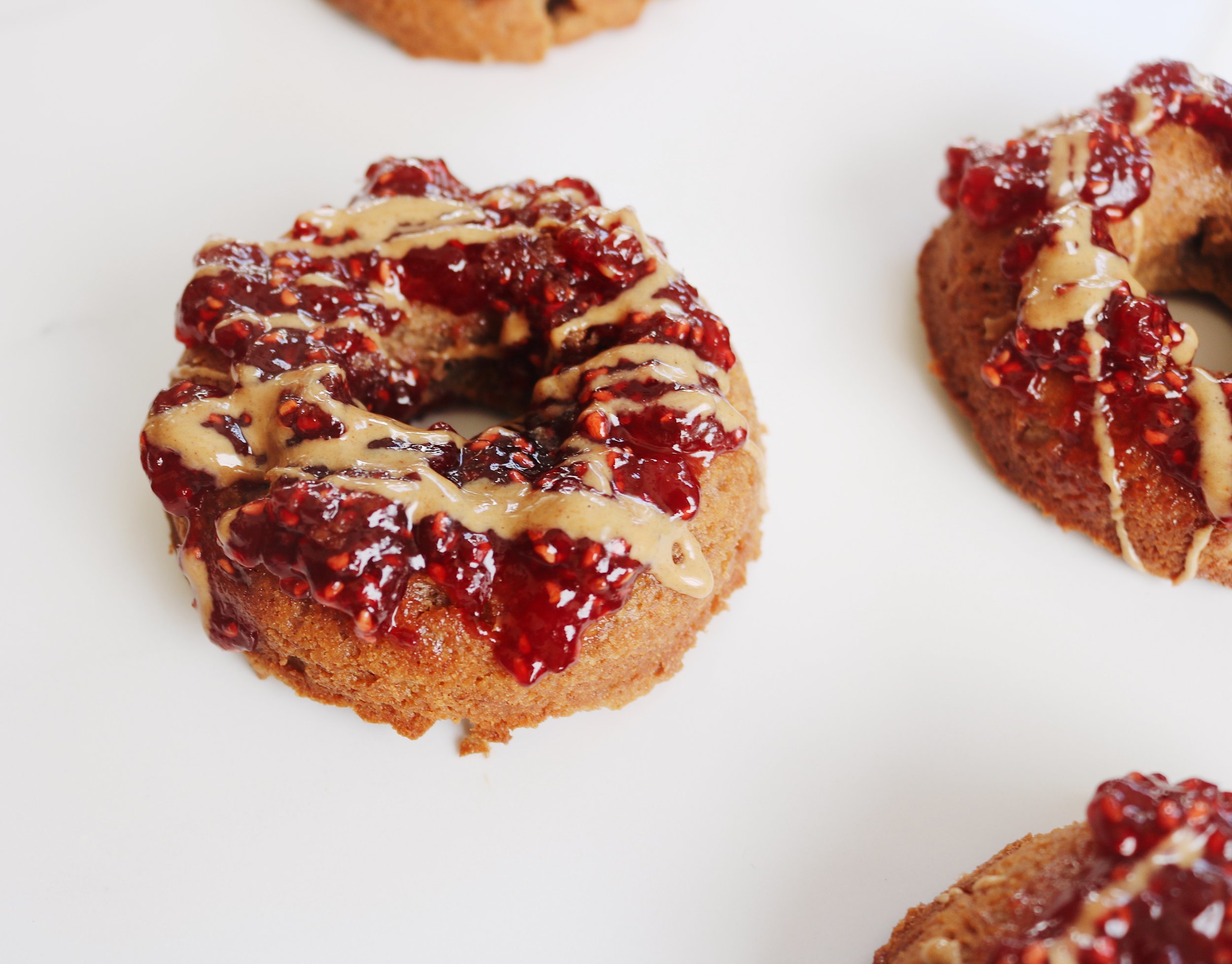Vegan Gluten Free Peanut Butter Jelly Donuts The Modern Mamahood