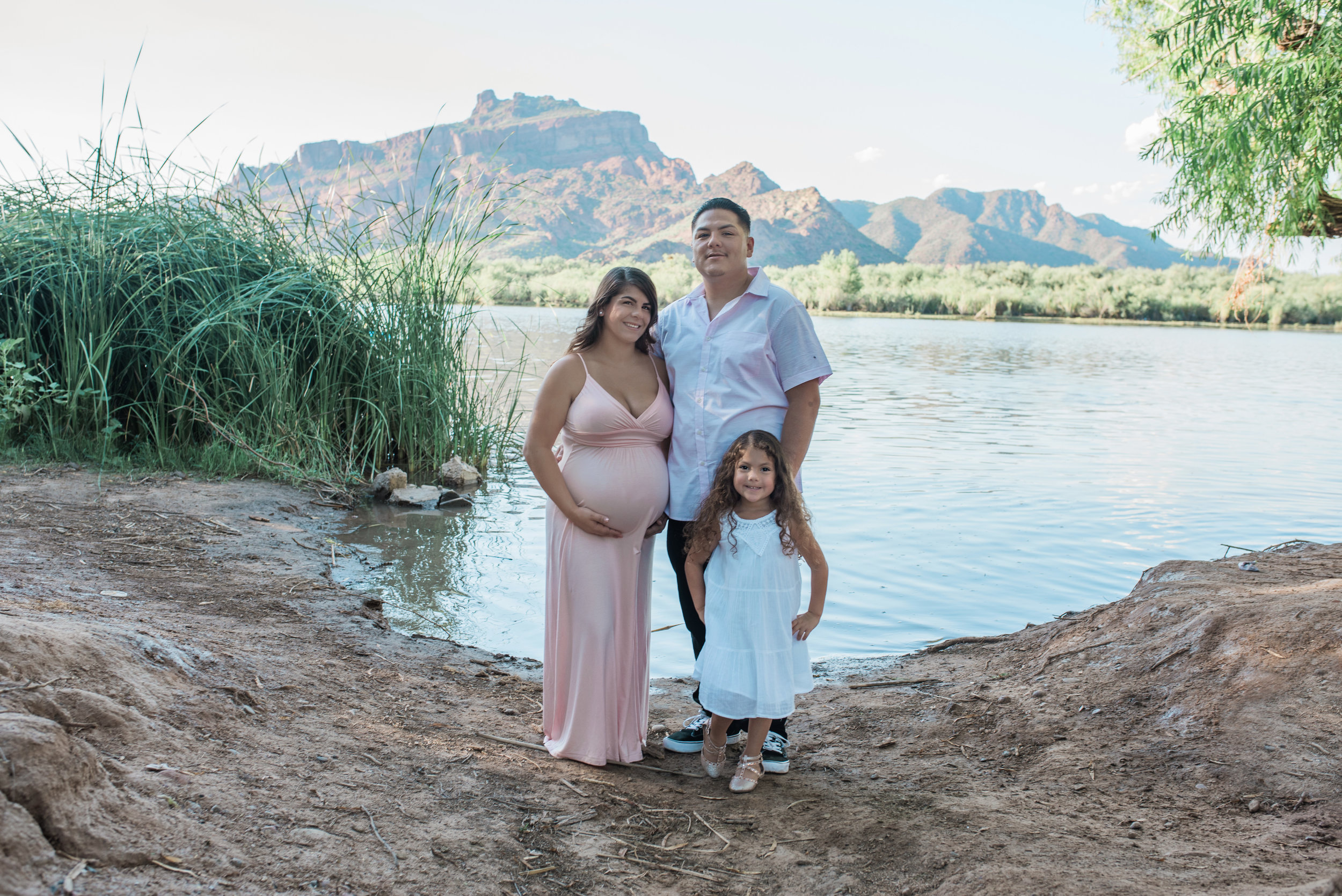 Beautiful family of 3...almost 4