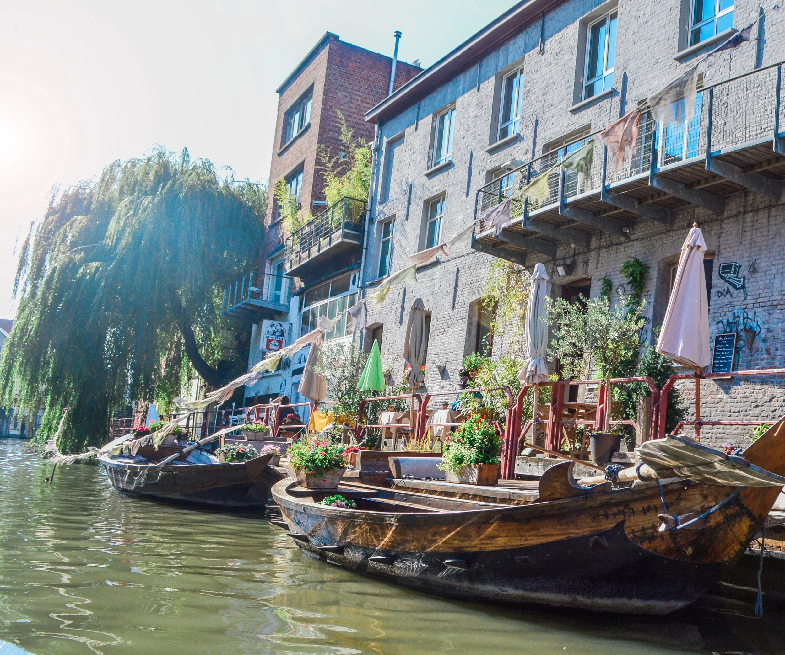 Flower barges