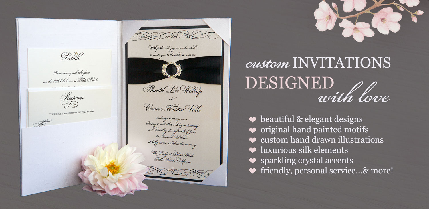 Invitatie design floral romantic 40187 • Cataloginvitatii