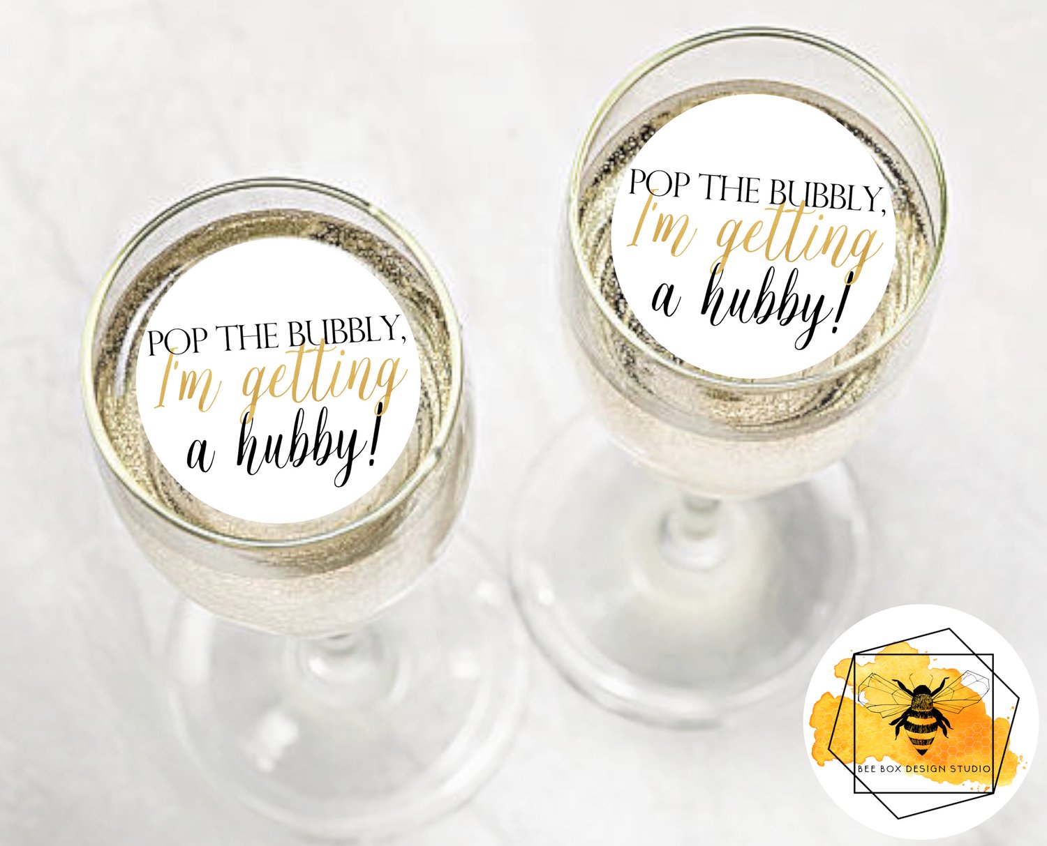 Edible Pop the Bubbly! Drink Toppers — Bee Box Design Studio