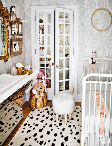 The nursery via Architectural Digest