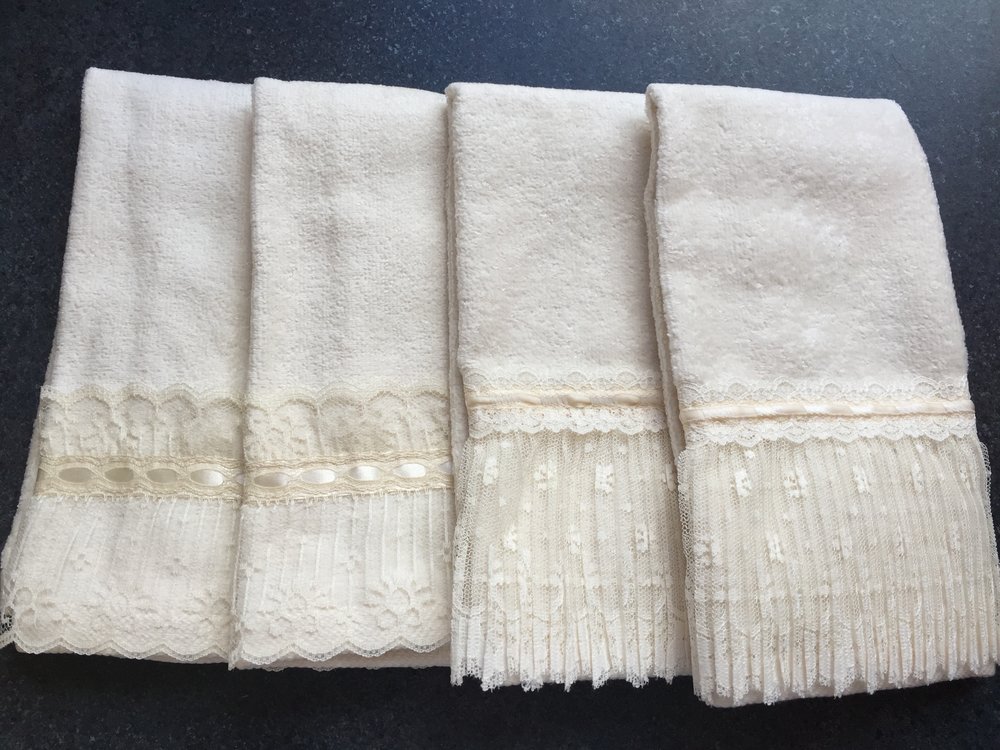 Custom towels designed by Ella Design Group