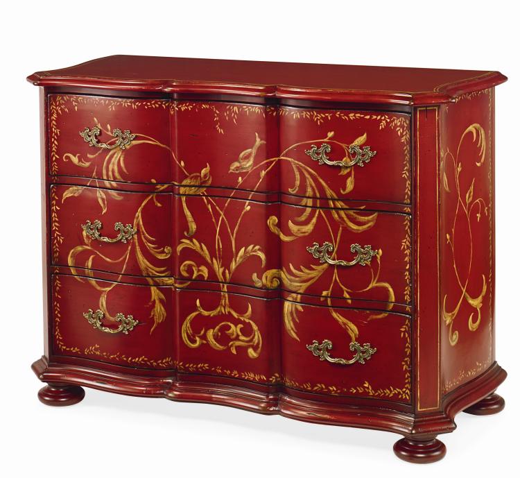 Chest with drawers from Century Furniture, which was converted into a custom vanity