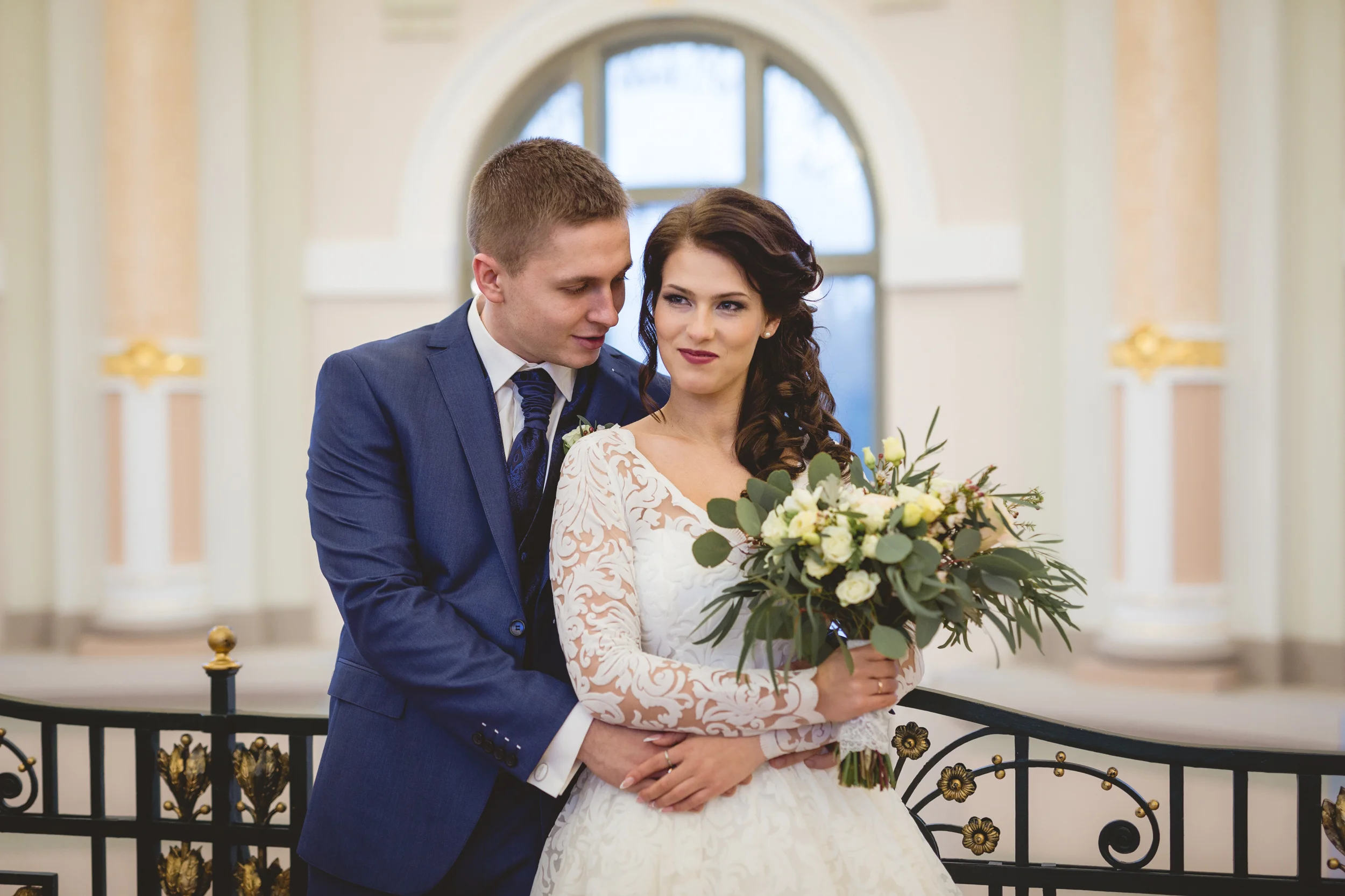 Winter Wedding in the city of Riga.