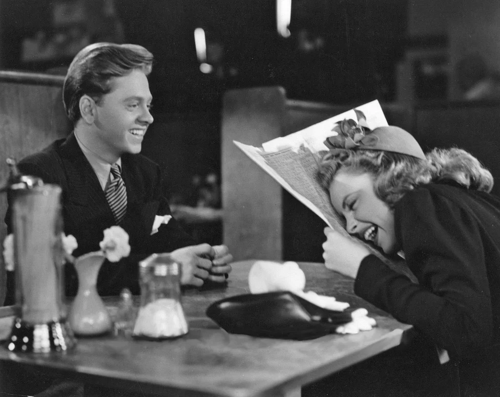 With Mickey Rooney in Babes on Broadway (1941)