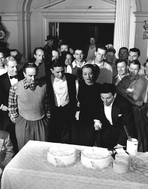 On the set of Humoresque (1946)