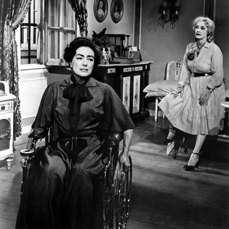 With Bette Davis in What Ever Happened to Baby Jane (1962)