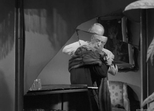 Fighting with Sydney Greenstreet in Flamingo Road (1949)