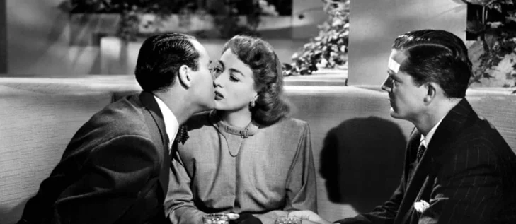 With Henry Fonda and Dana Andrews in Daisy Kenyon (1947)