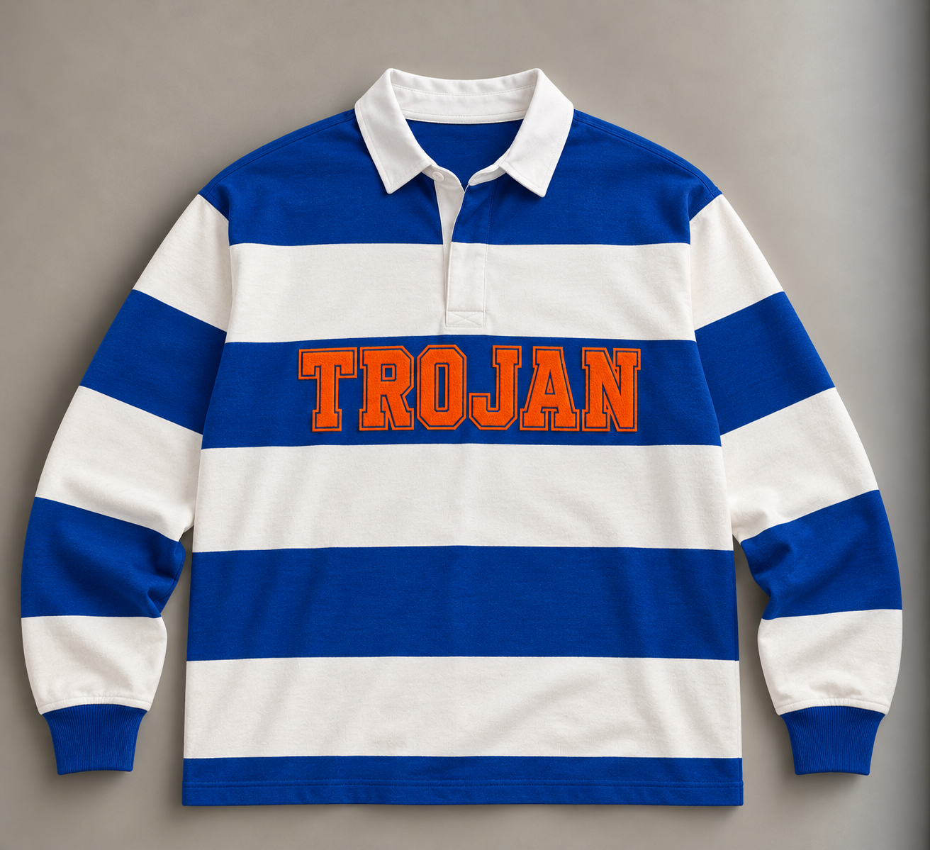 Blue and White Trojan Rugby Shirt.png