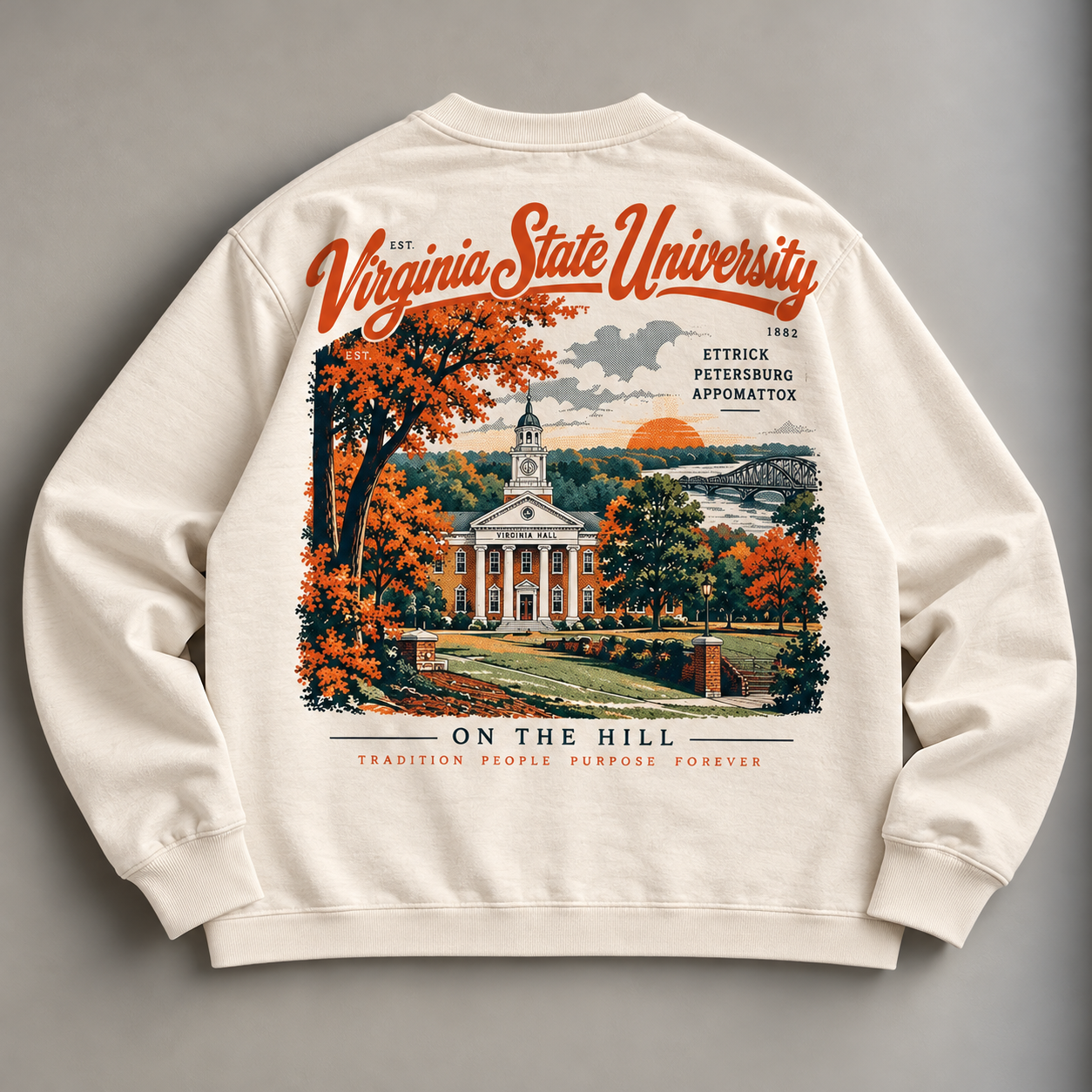 Virginia State University Vintage Back Print.png