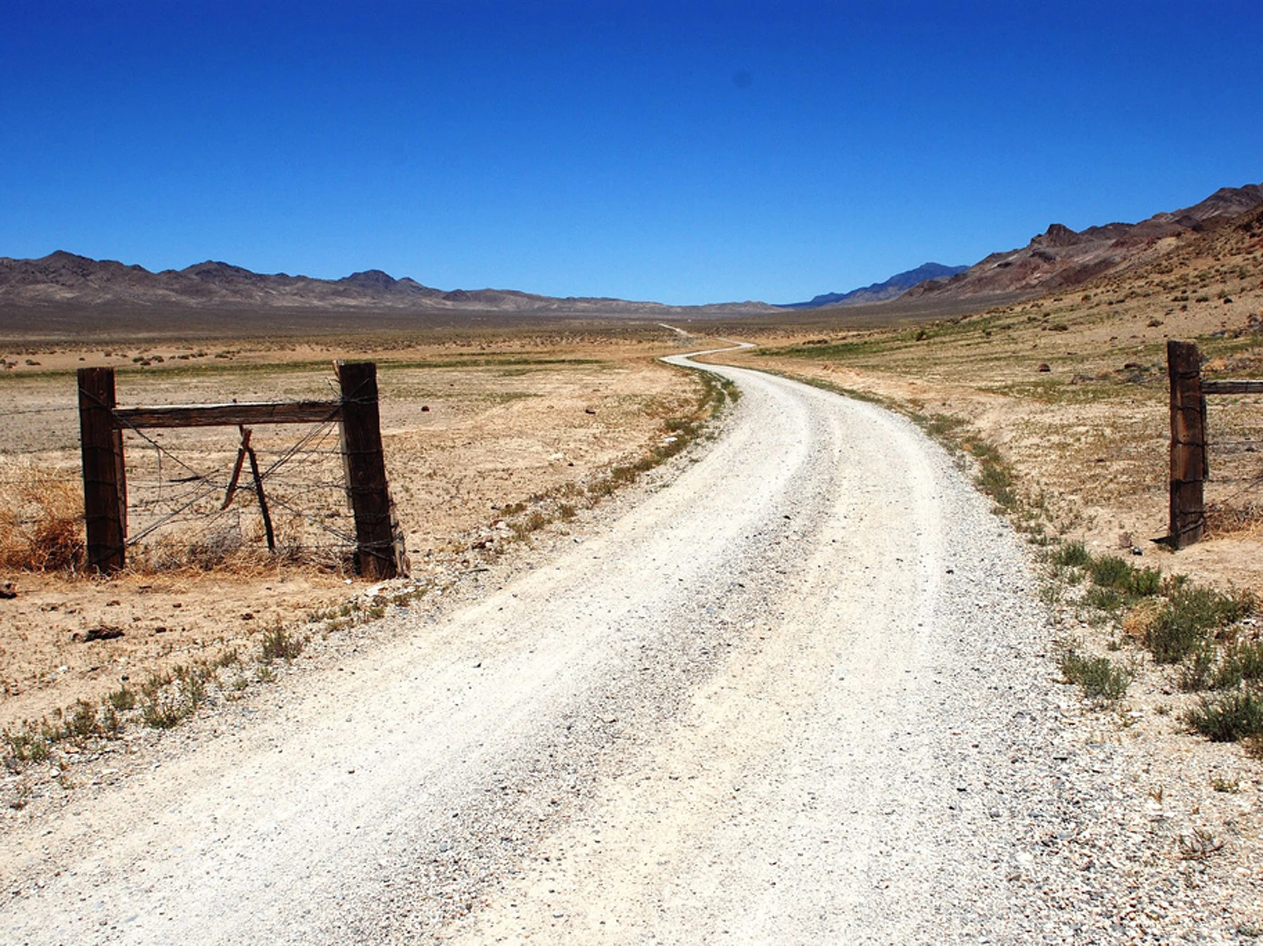 En route to the Salt Wells project area