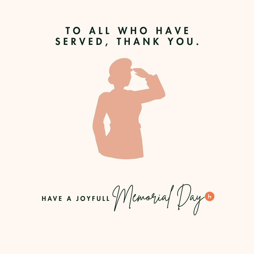From everyone at Habitatery, we wish all a beautiful and meaningful Memorial Day.