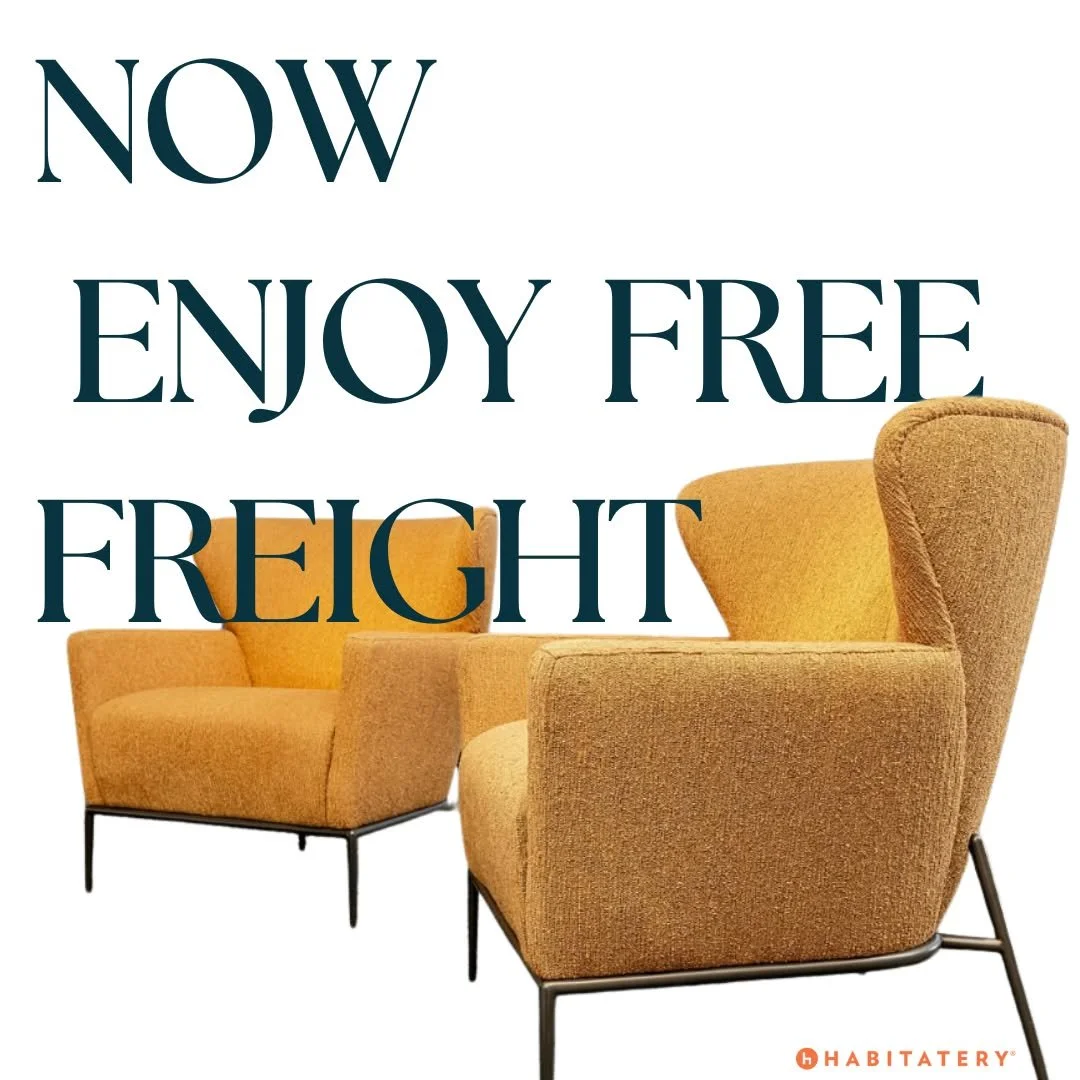 members now enjoy complimentary freight to any commercial receiver of their choice. Need residential White Glove delivery? We do that too.
.
habitatery.com/join-the-club
.
#habitatery #customupholstery #designtraderesource #upholsteredfurniture #inte